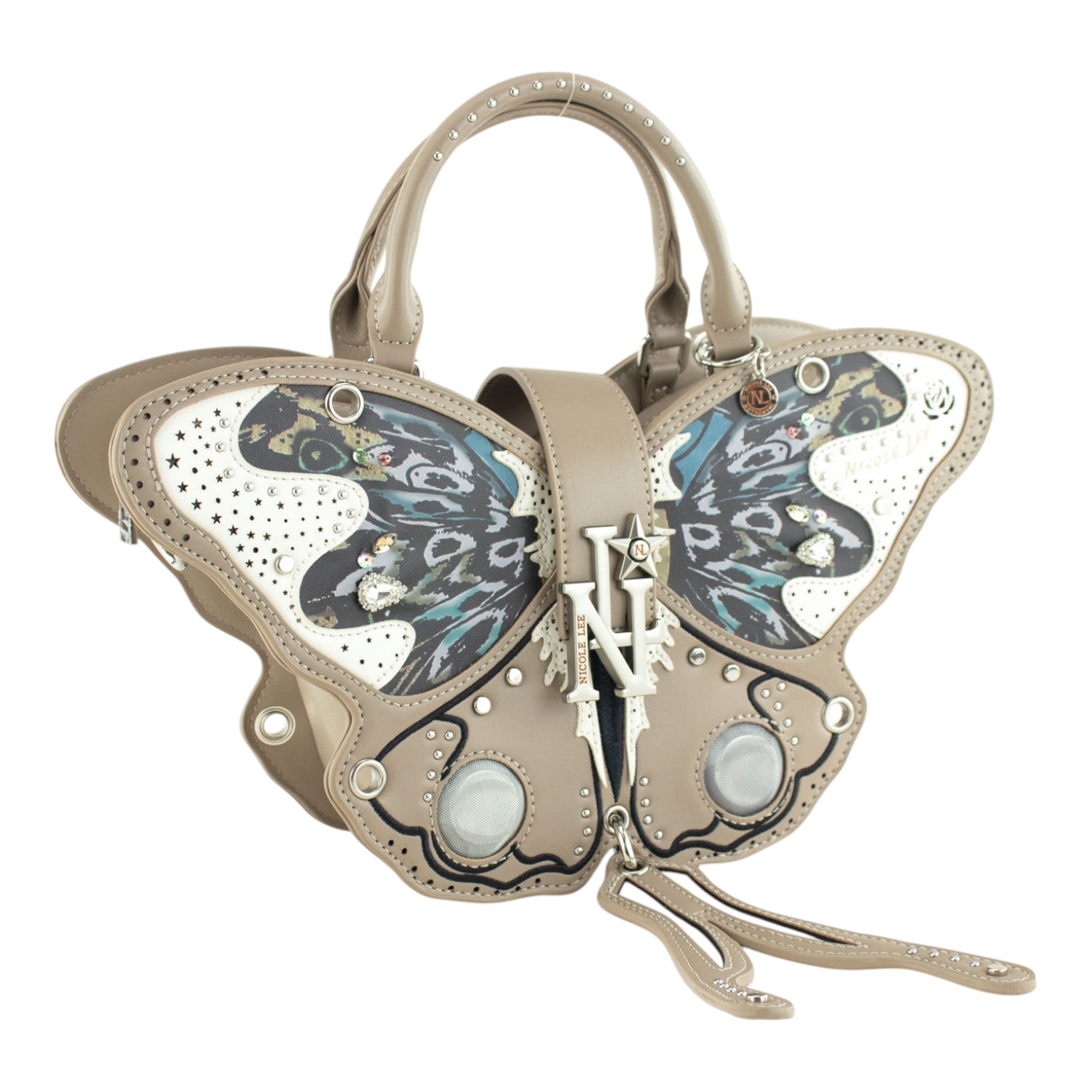 Bolso mariposa Nicole Lee Edición Limitada Taupe - KimondoShop