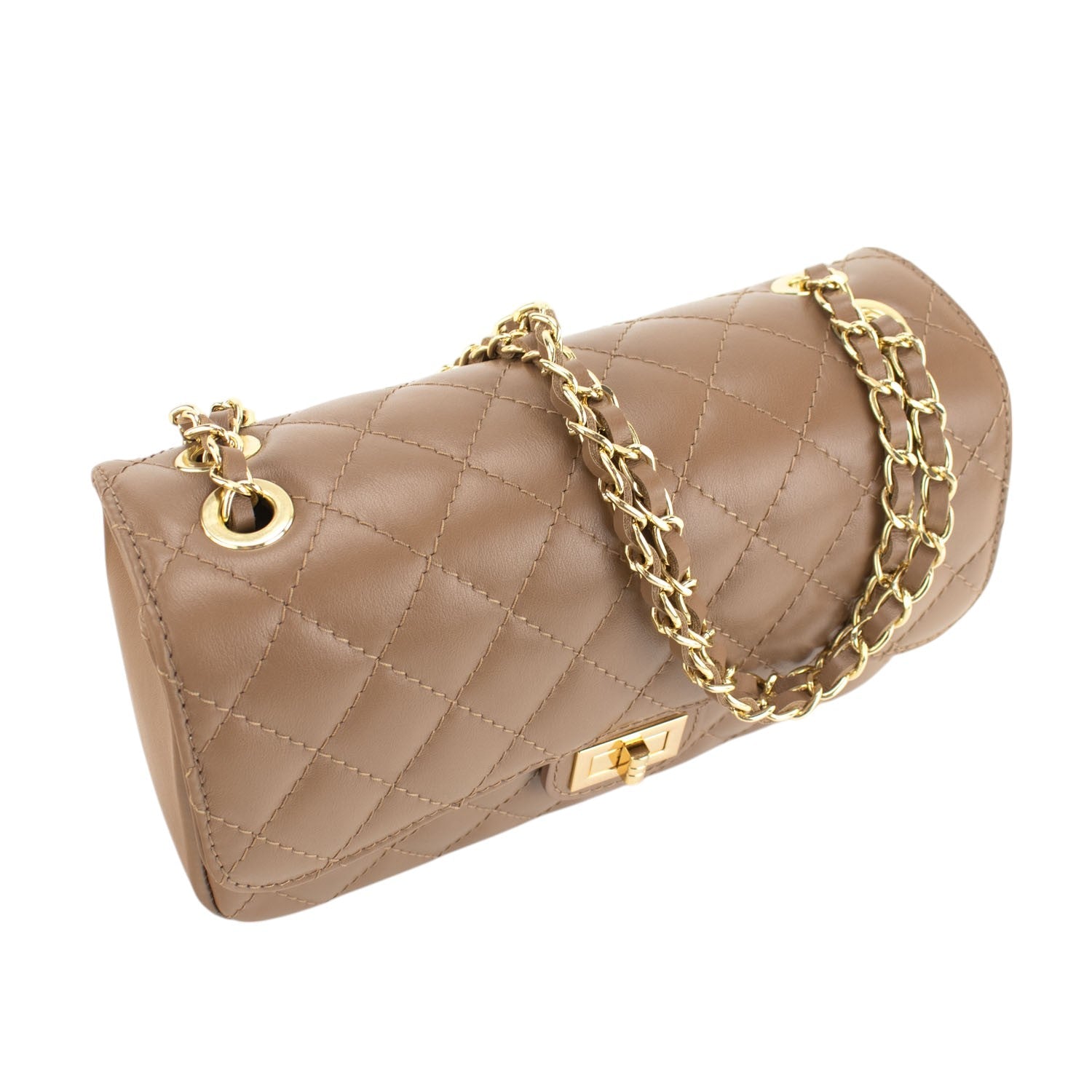 Bolso Piel Pregato Classy Avellana - KimondoShop