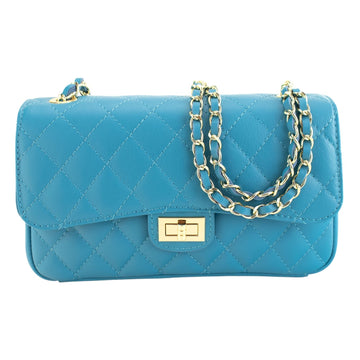 Bolso Piel Pregato Classy Azul Cielo - KimondoShop