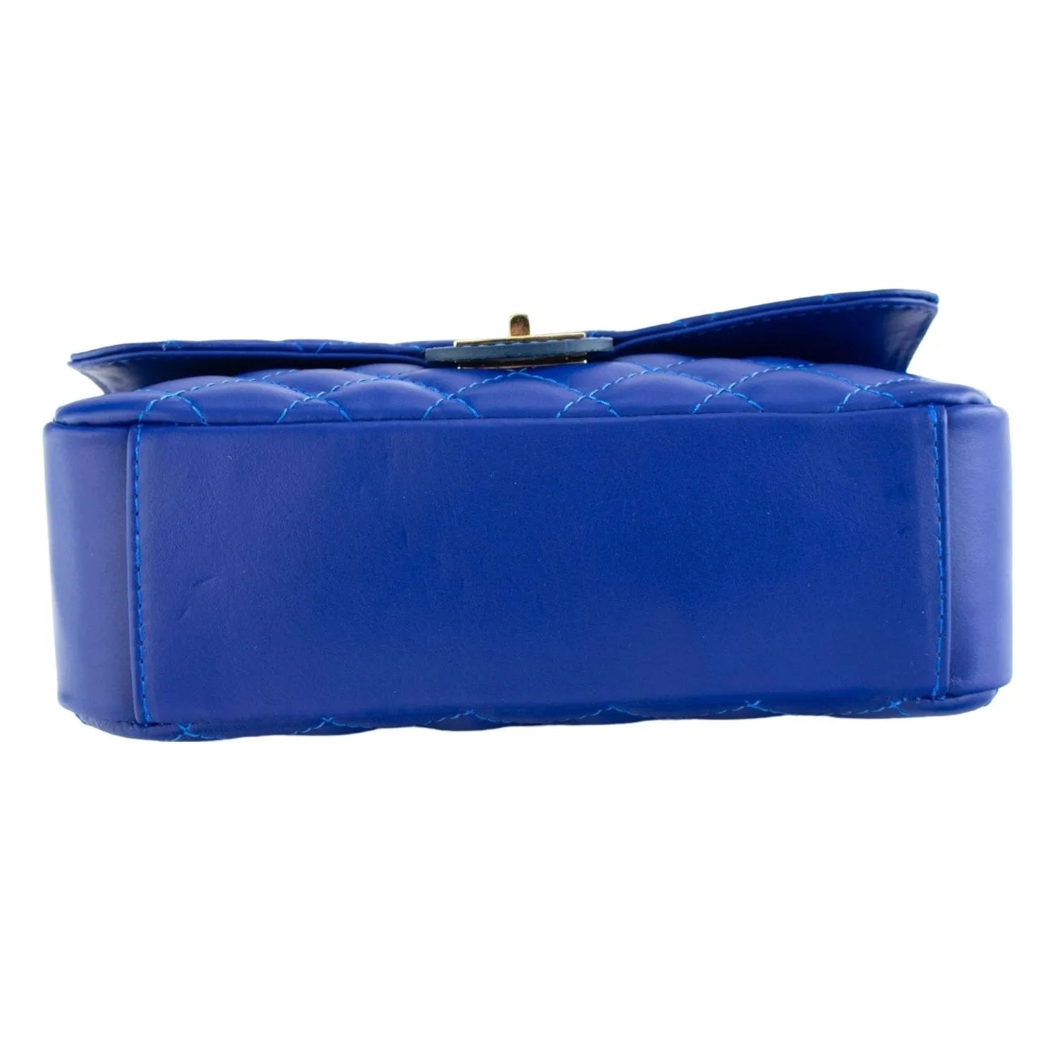 Bolso Piel Pregato Classy Azul eléctrico - KimondoShop