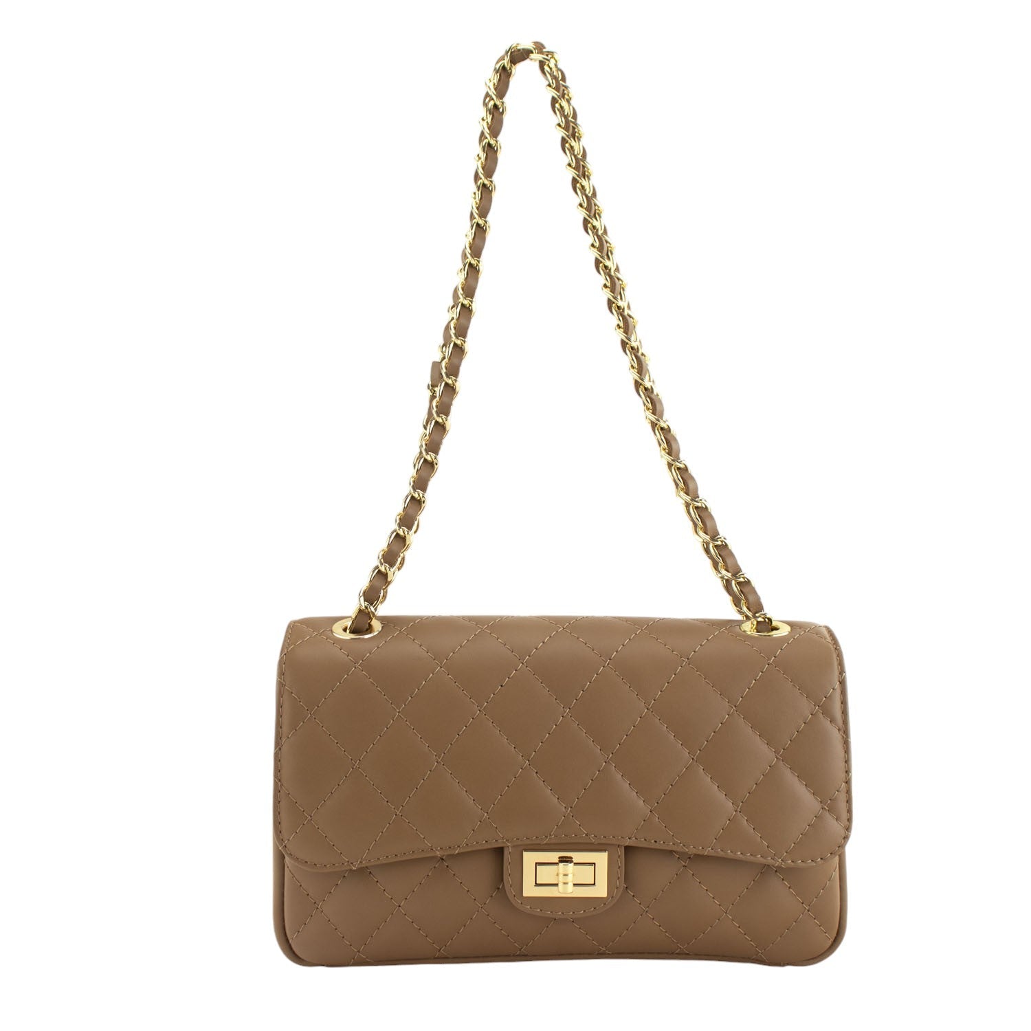 Bolso Piel Pregato Classy Marrón - KimondoShop