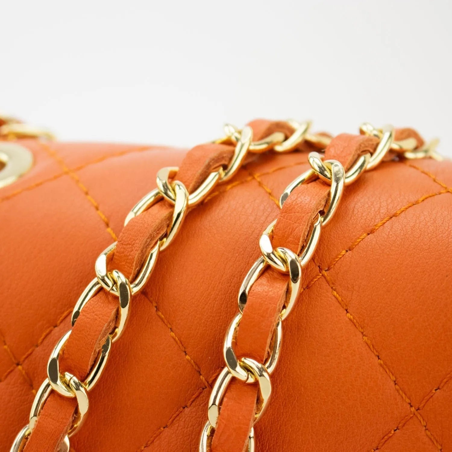 Bolso Piel Pregato Classy Naranja - KimondoShop