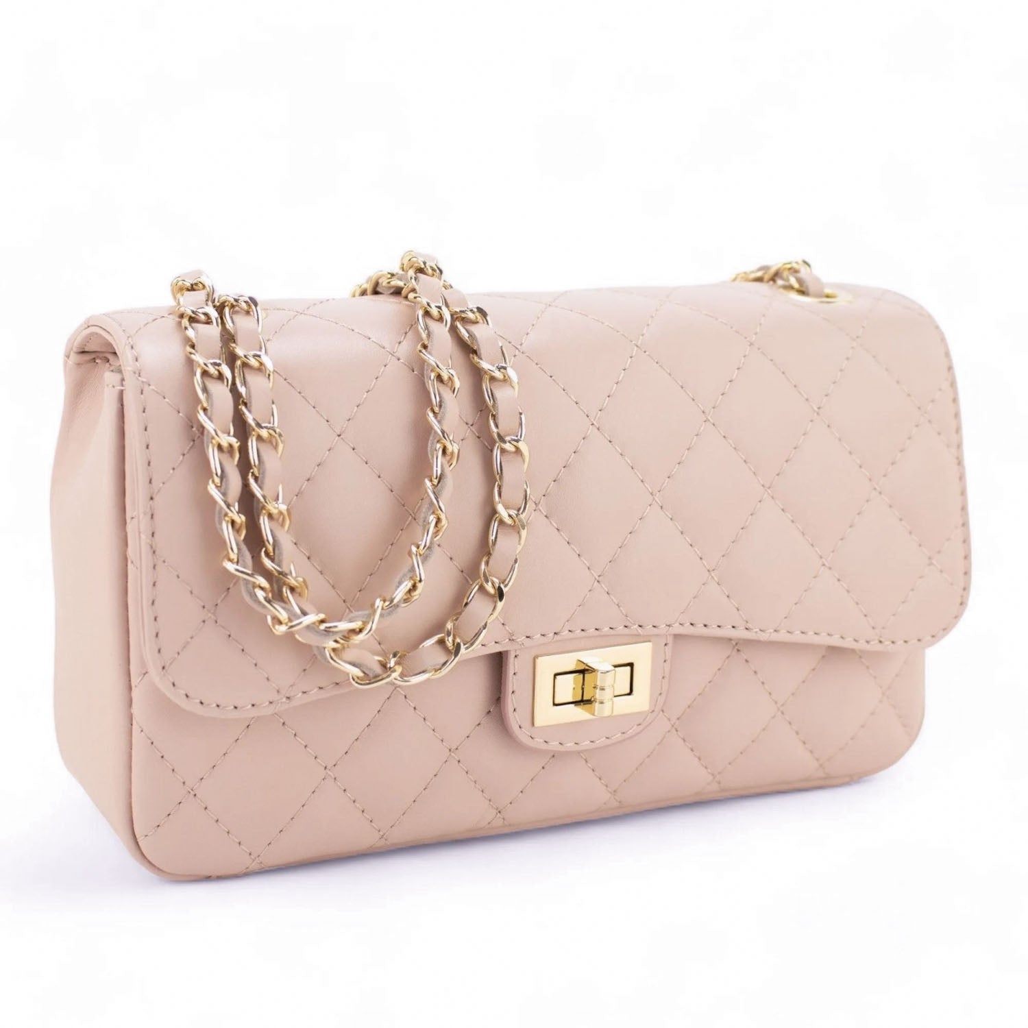 Bolso Piel Pregato Classy Nude - KimondoShop