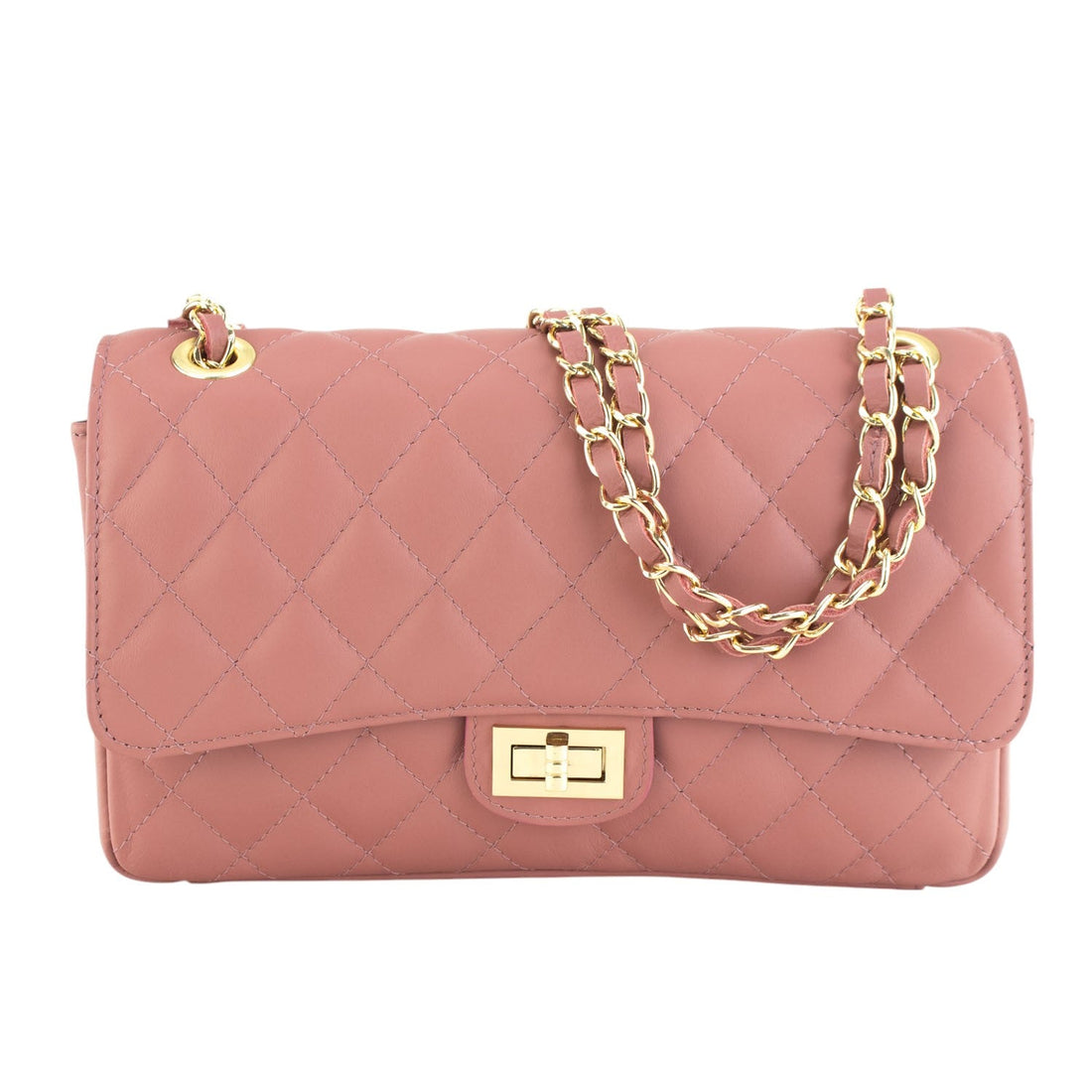 Bolso Piel Pregato Classy Rosa polvo - KimondoShop