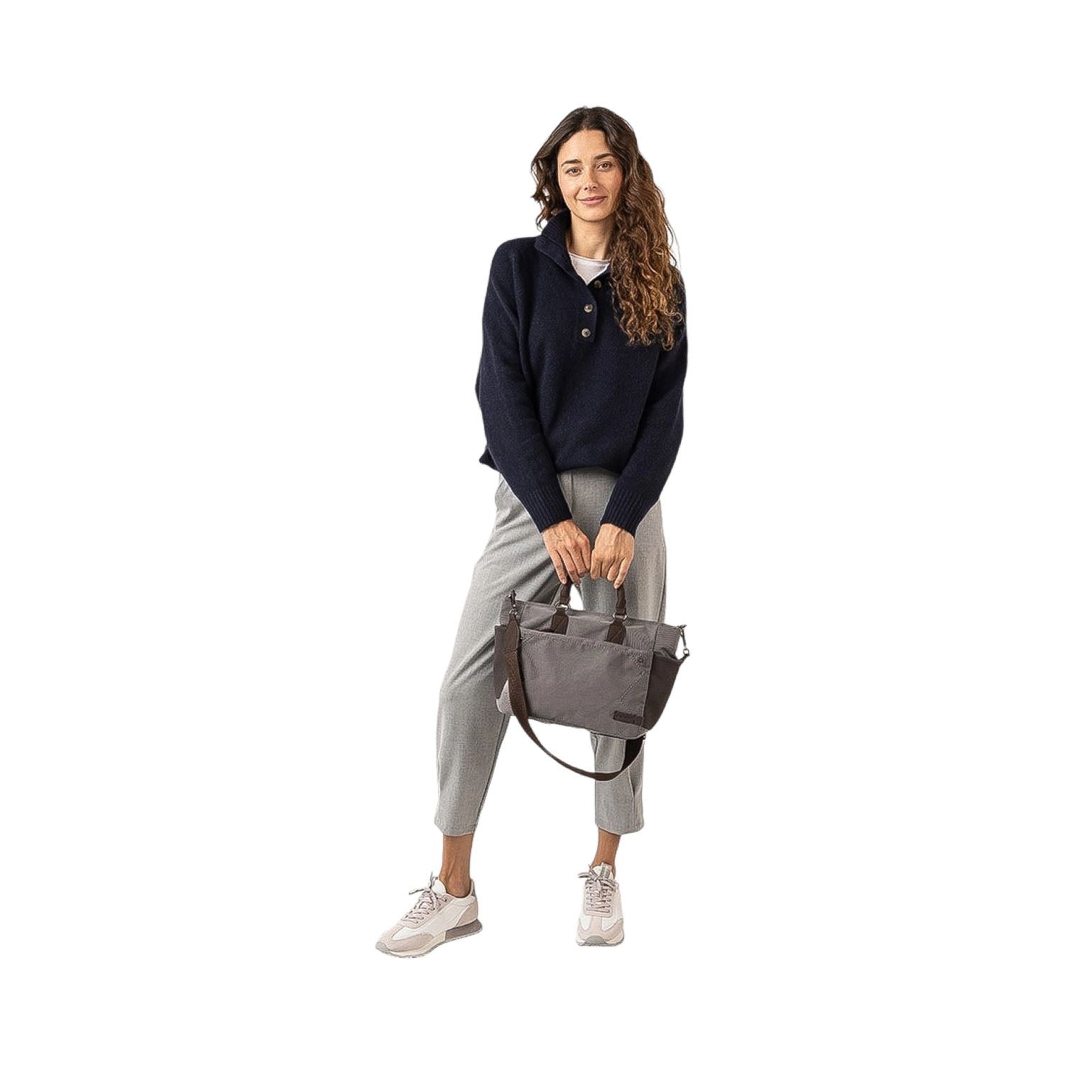 Bolso Shopper Abbacino Pierce Gris - KimondoShop