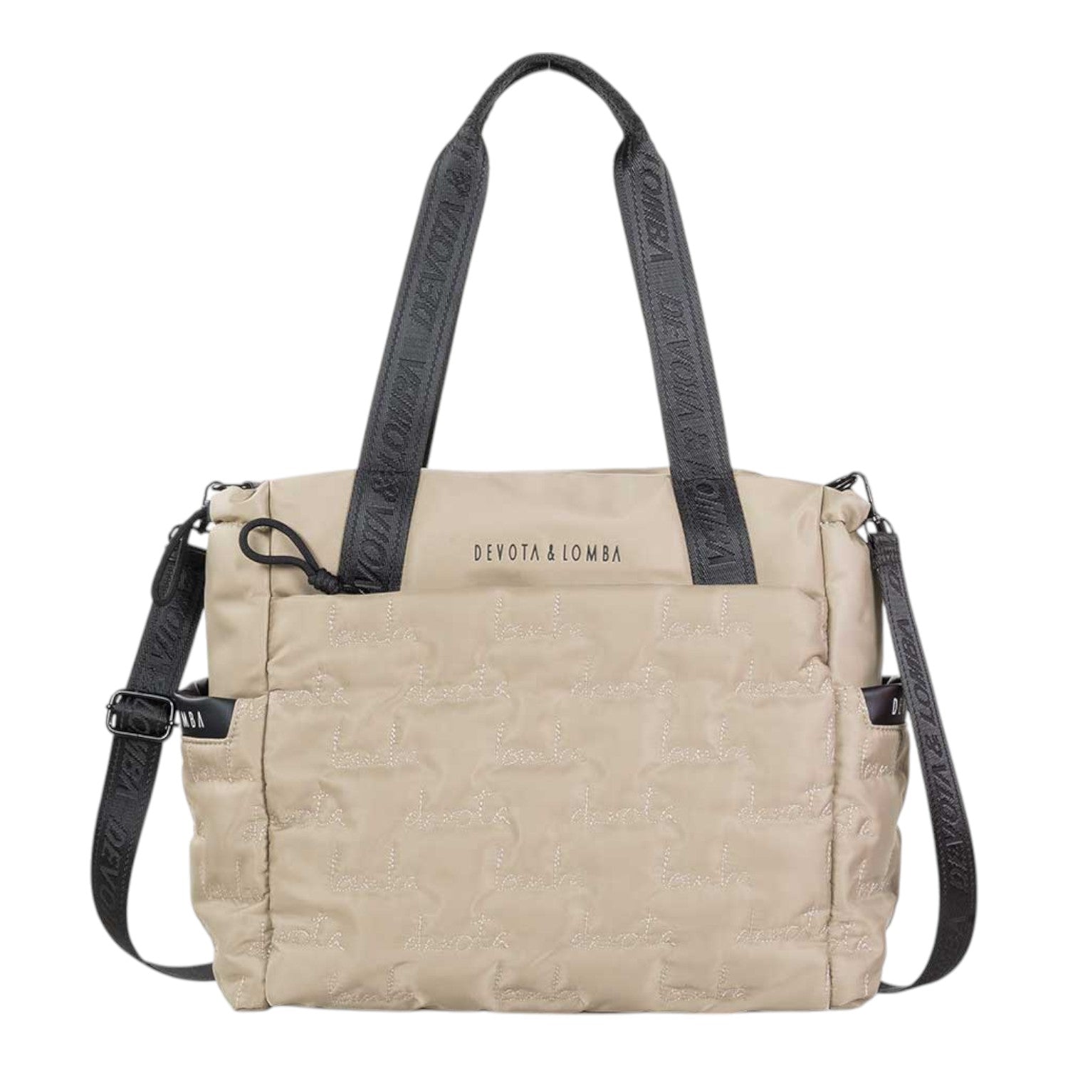 Bolso shopper Devota & Lomba Hand Taupe - KimondoShop