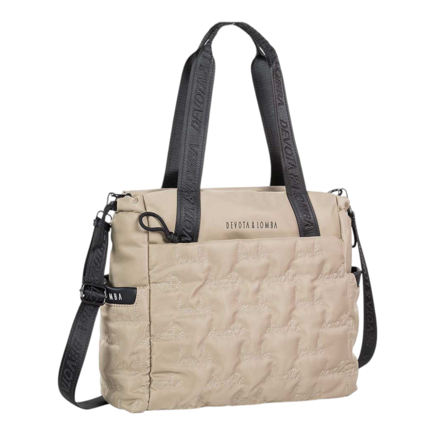 Bolso shopper Devota & Lomba Hand Taupe - KimondoShop