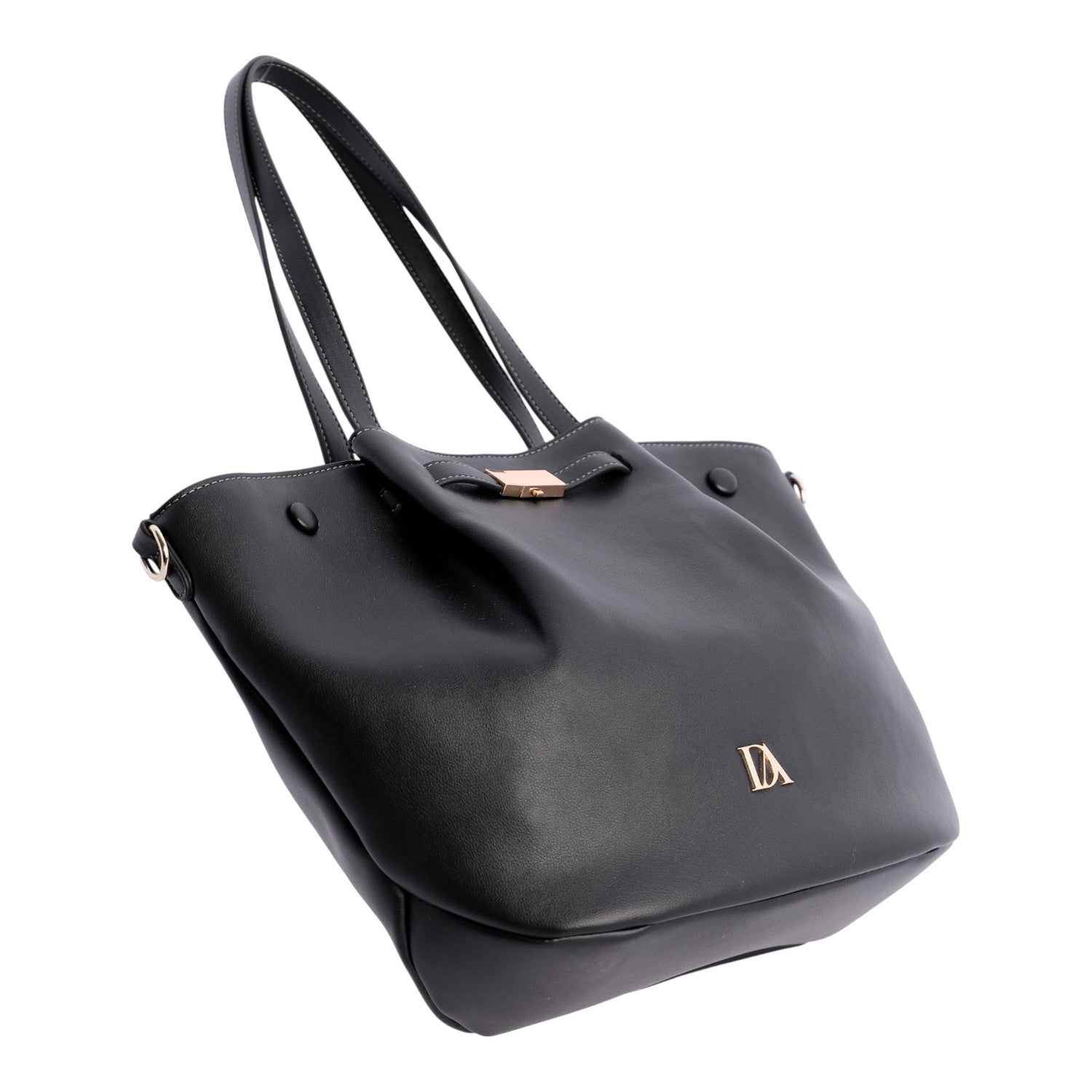 Bolso shopper Don Algodon Horizonte Negro - KimondoShop