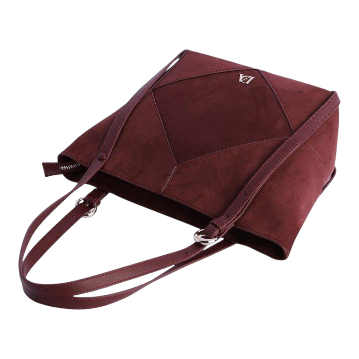 Bolso Shopper Don Algodon Urbana Chic Burdeos - KimondoShop
