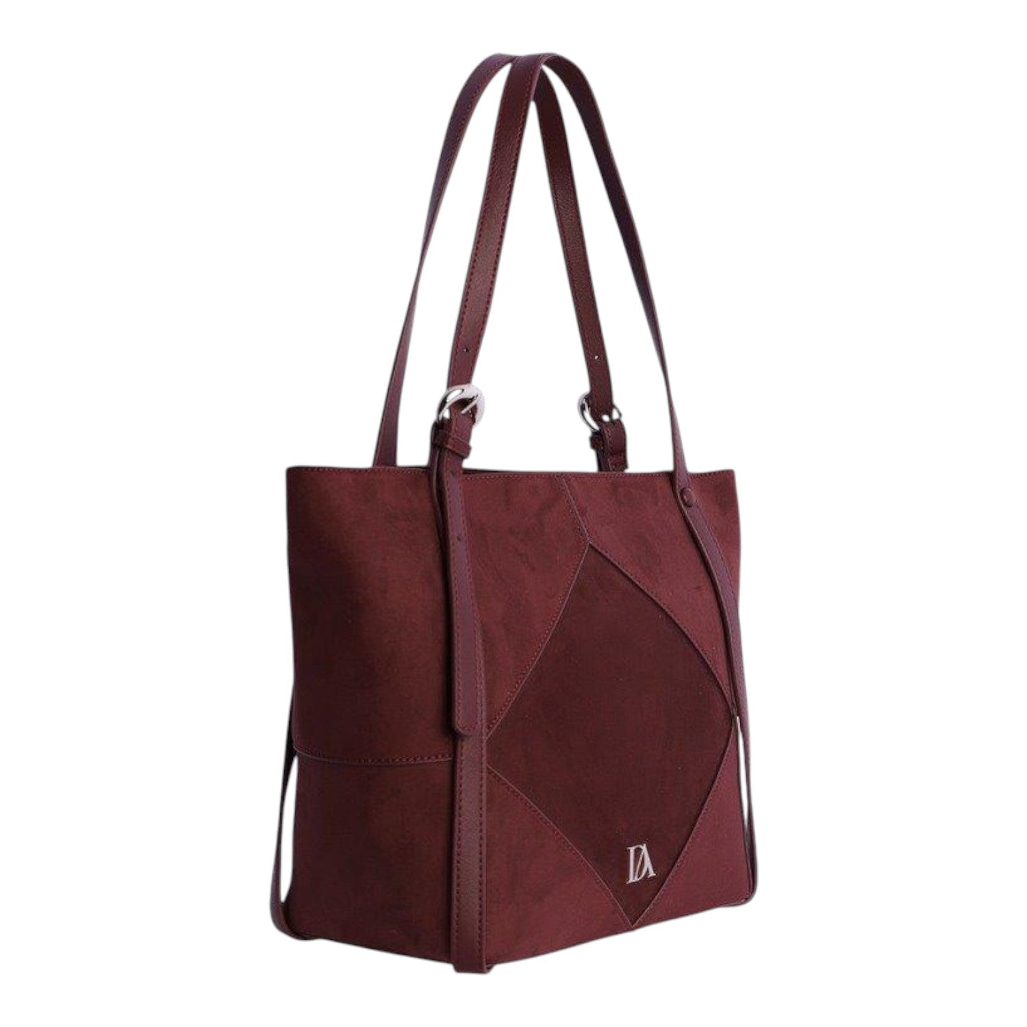 Bolso Shopper Don Algodon Urbana Chic Burdeos - KimondoShop
