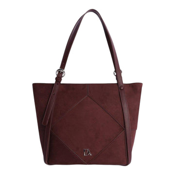 Bolso Shopper Don Algodon Urbana Chic Burdeos - KimondoShop