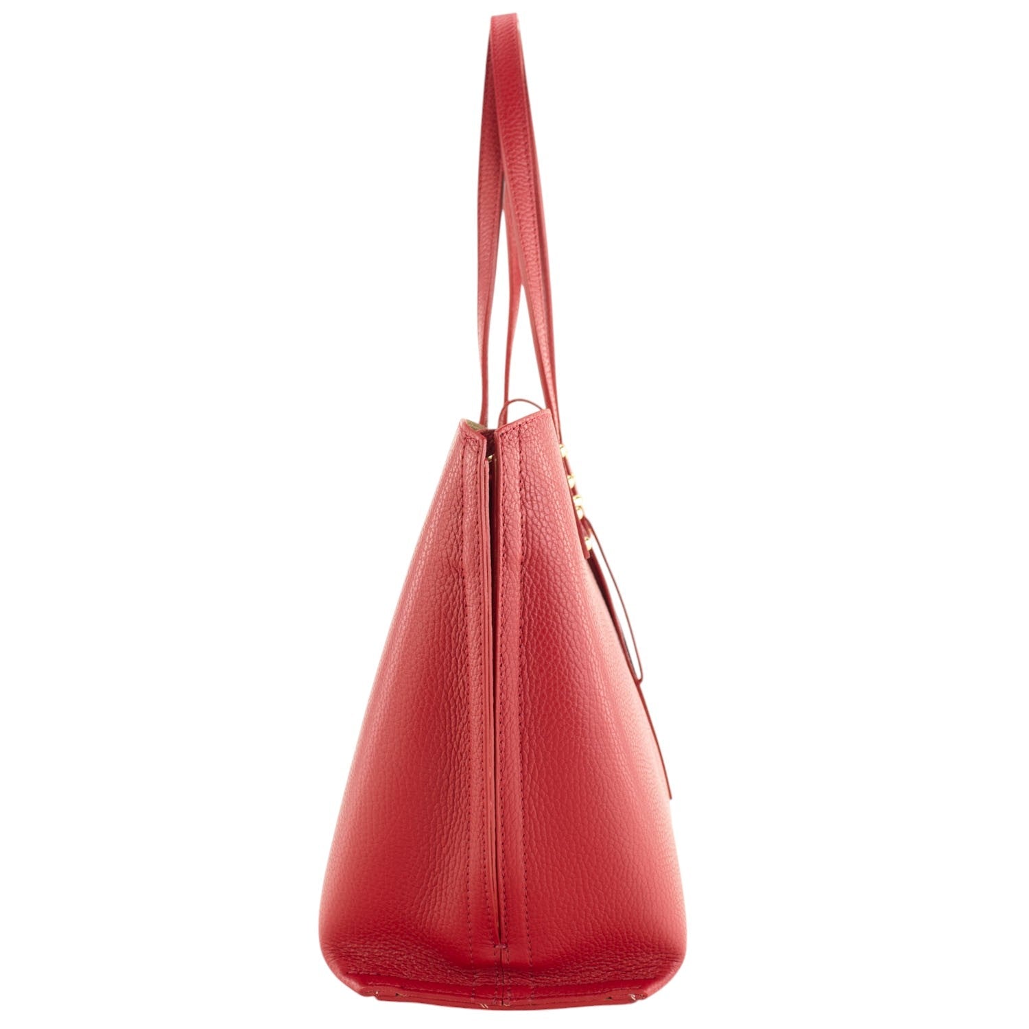 Bolso Shopper en Piel Pregato Loggia Rojo - KimondoShop