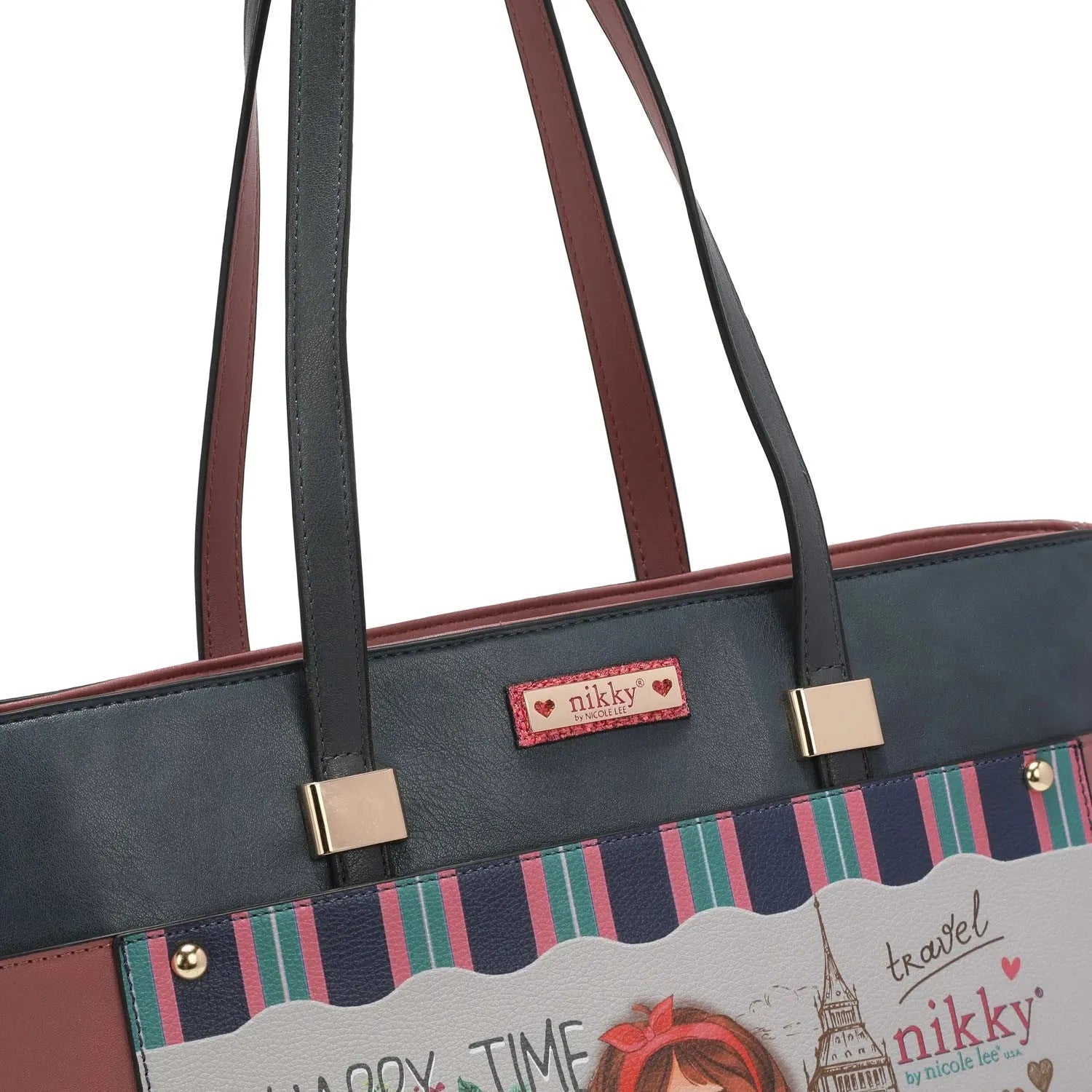 Bolso shopper Nikky Good Time Happy Time - KimondoShop