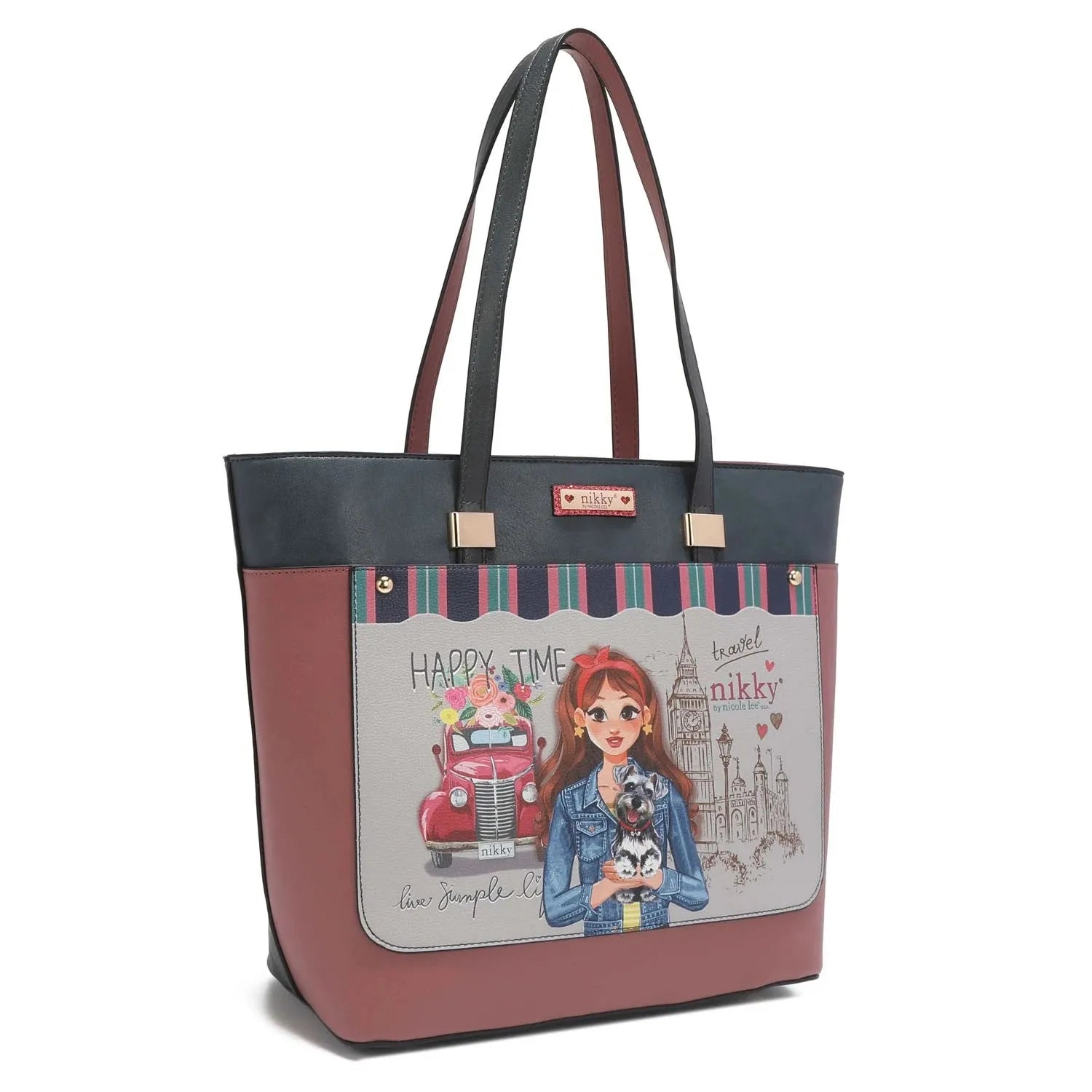 Bolso shopper Nikky Good Time Happy Time - KimondoShop