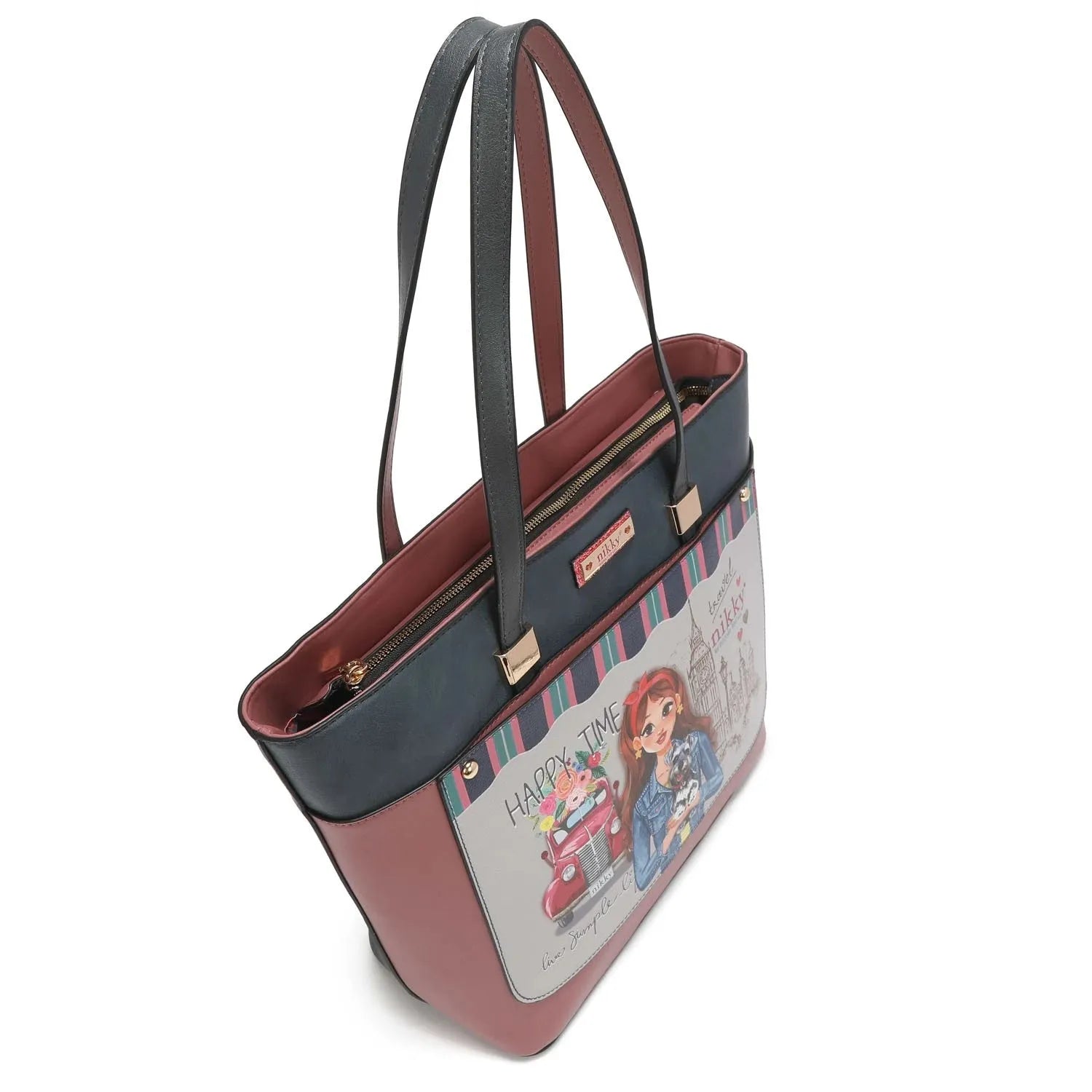 Bolso shopper Nikky Good Time Happy Time - KimondoShop