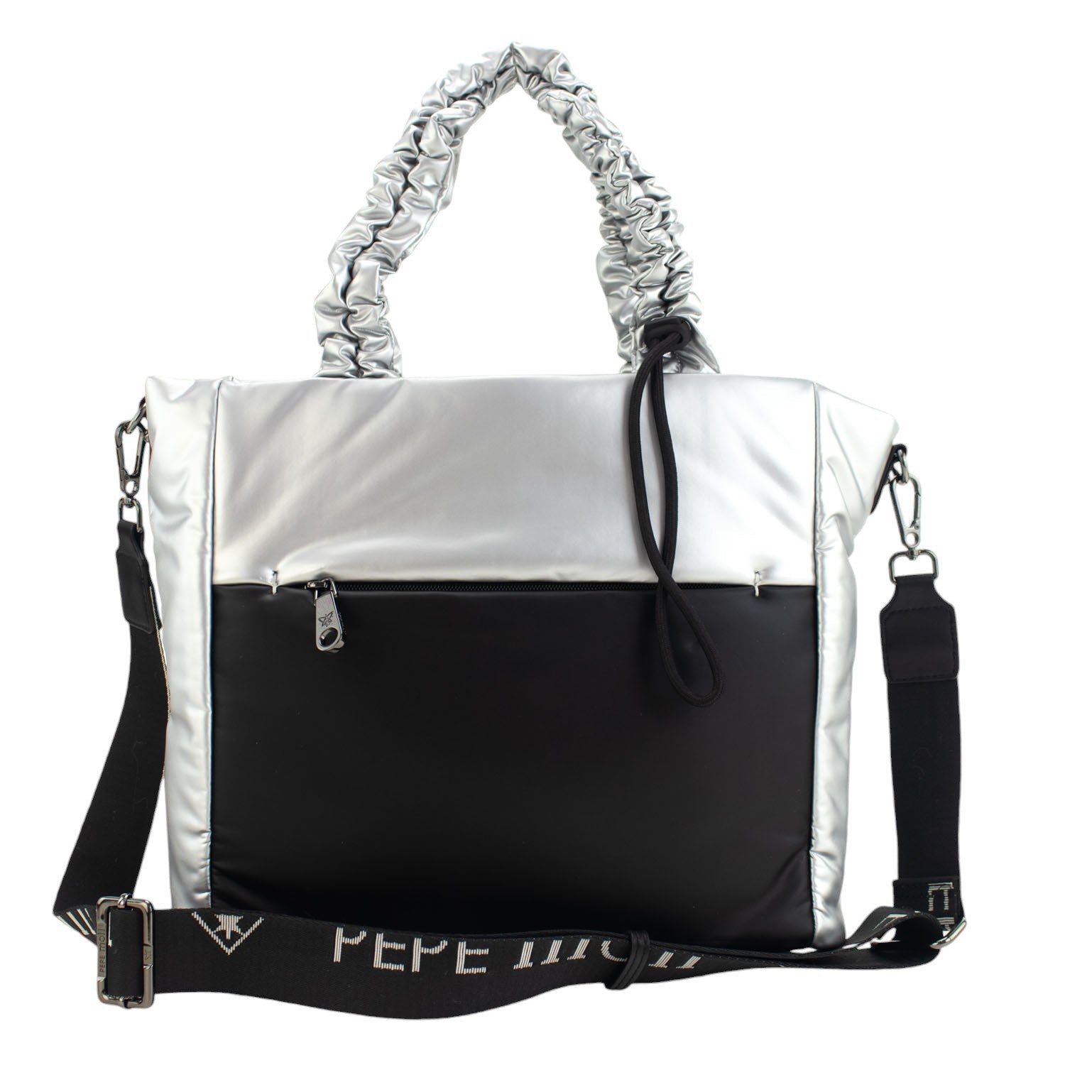 Bolso shopper Pepe Moll Candie Plateado - KimondoShop