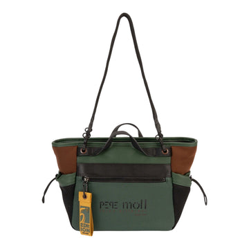 Bolso shopper Pepe Moll Sarah Verde - KimondoShop