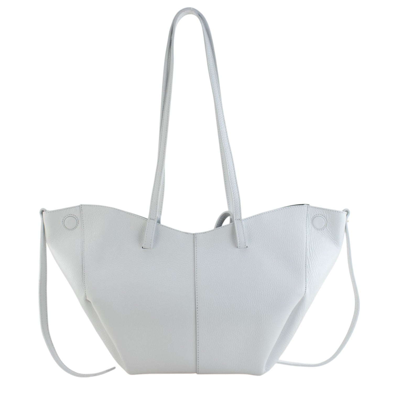 Bolso shopper Piel Pregato Venetto Blanco Soft - KimondoShop