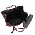 Bolso shopper Piel Pregato Venetto Burdeos - KimondoShop