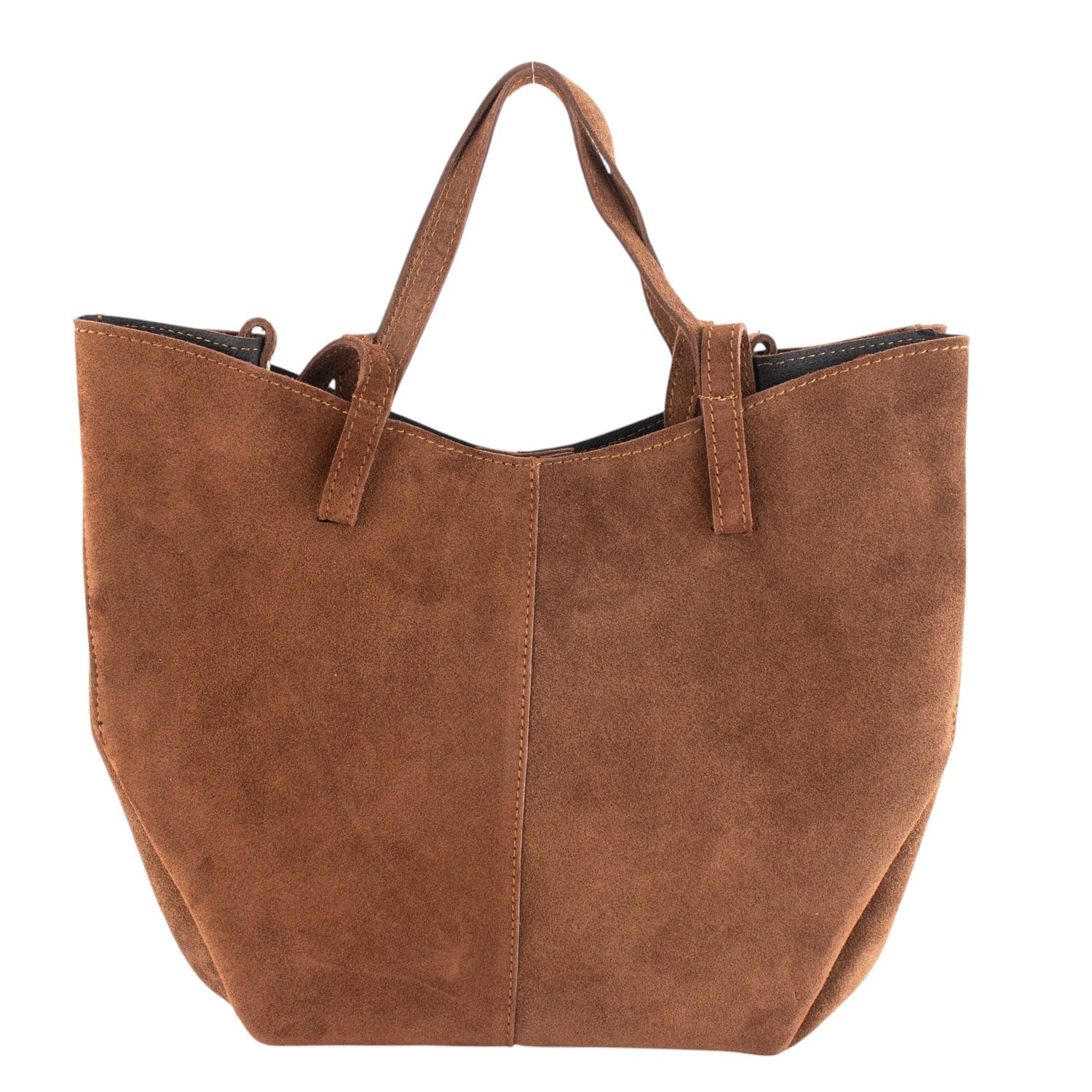 Bolso shopper Piel Pregato Venetto Camel - KimondoShop