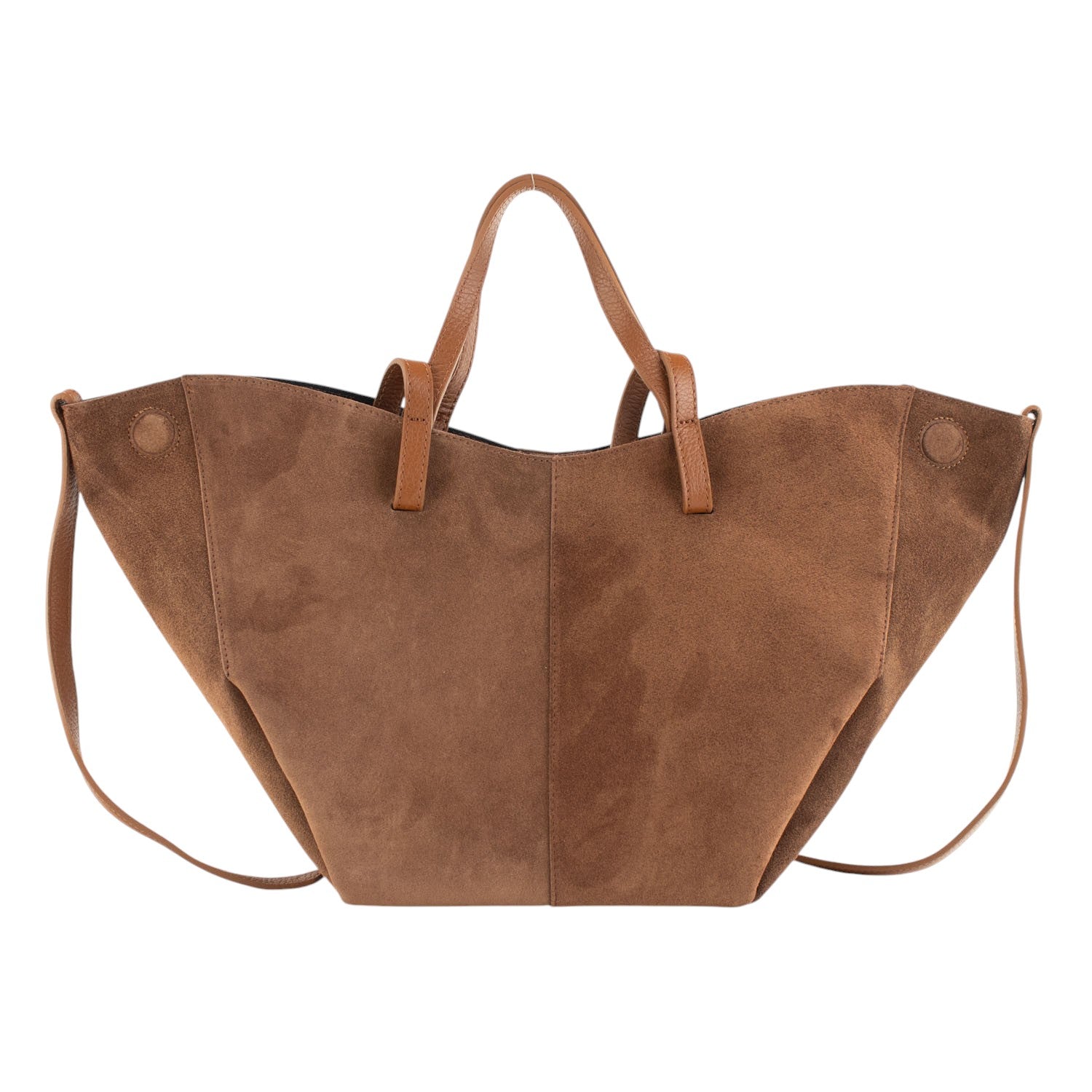 Bolso shopper Piel Pregato Venetto Camel asa soft - KimondoShop