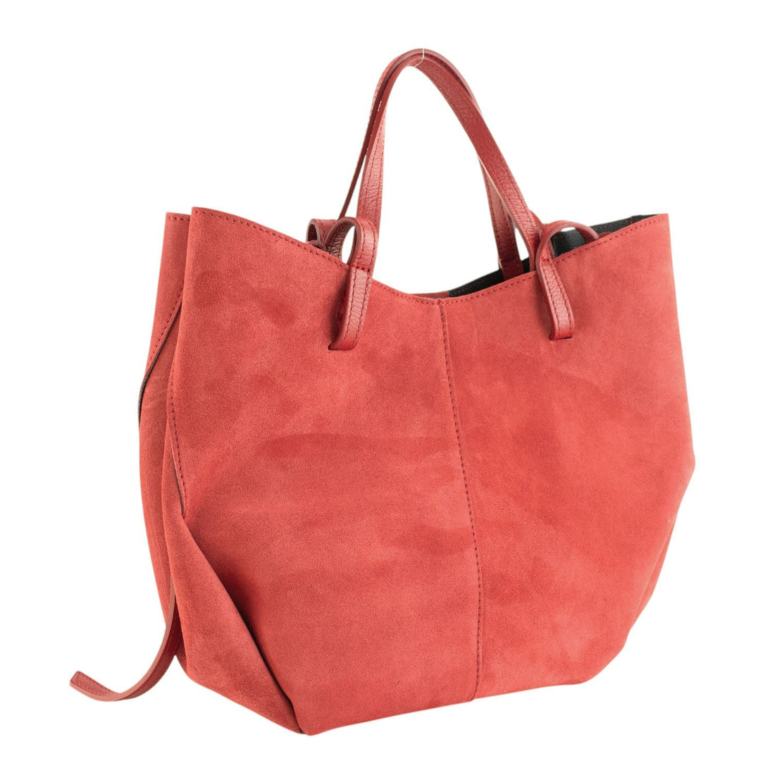 Bolso shopper Piel Pregato Venetto Coral - KimondoShop