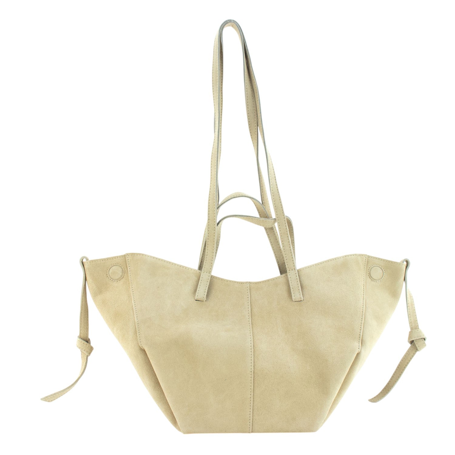Bolso shopper Piel Pregato Venetto Crema - KimondoShop
