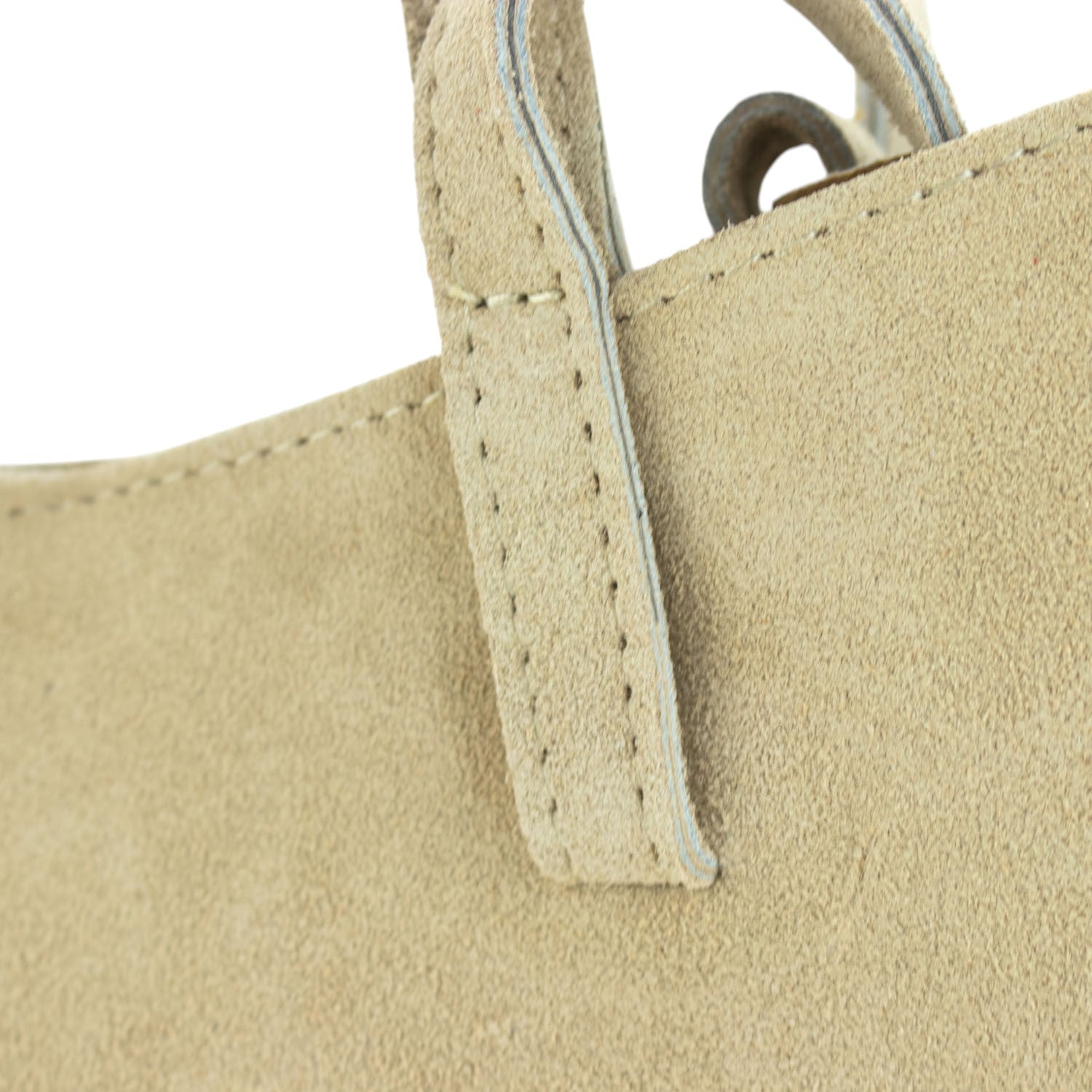 Bolso shopper Piel Pregato Venetto Crema - KimondoShop