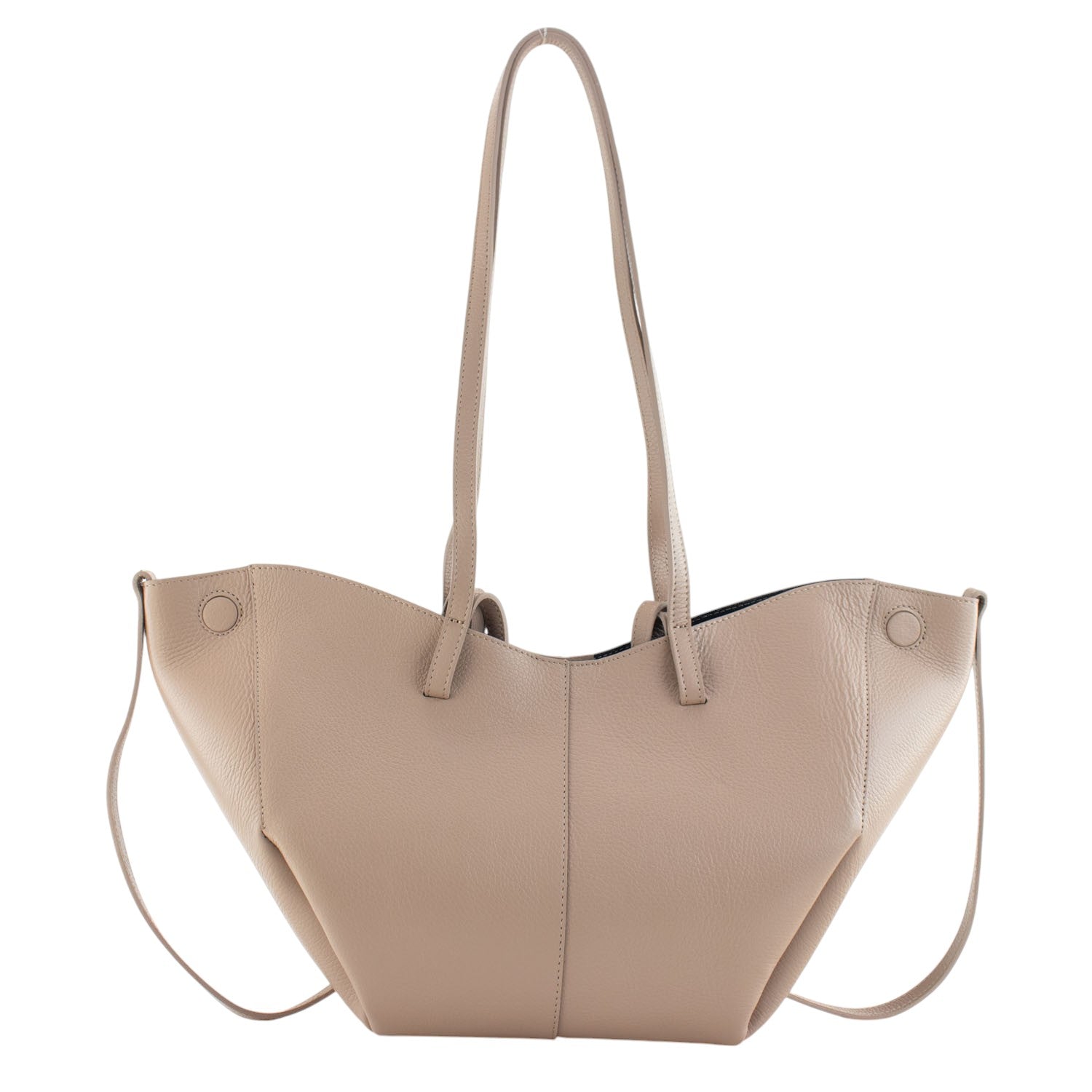 Bolso shopper Piel Pregato Venetto Nude - KimondoShop