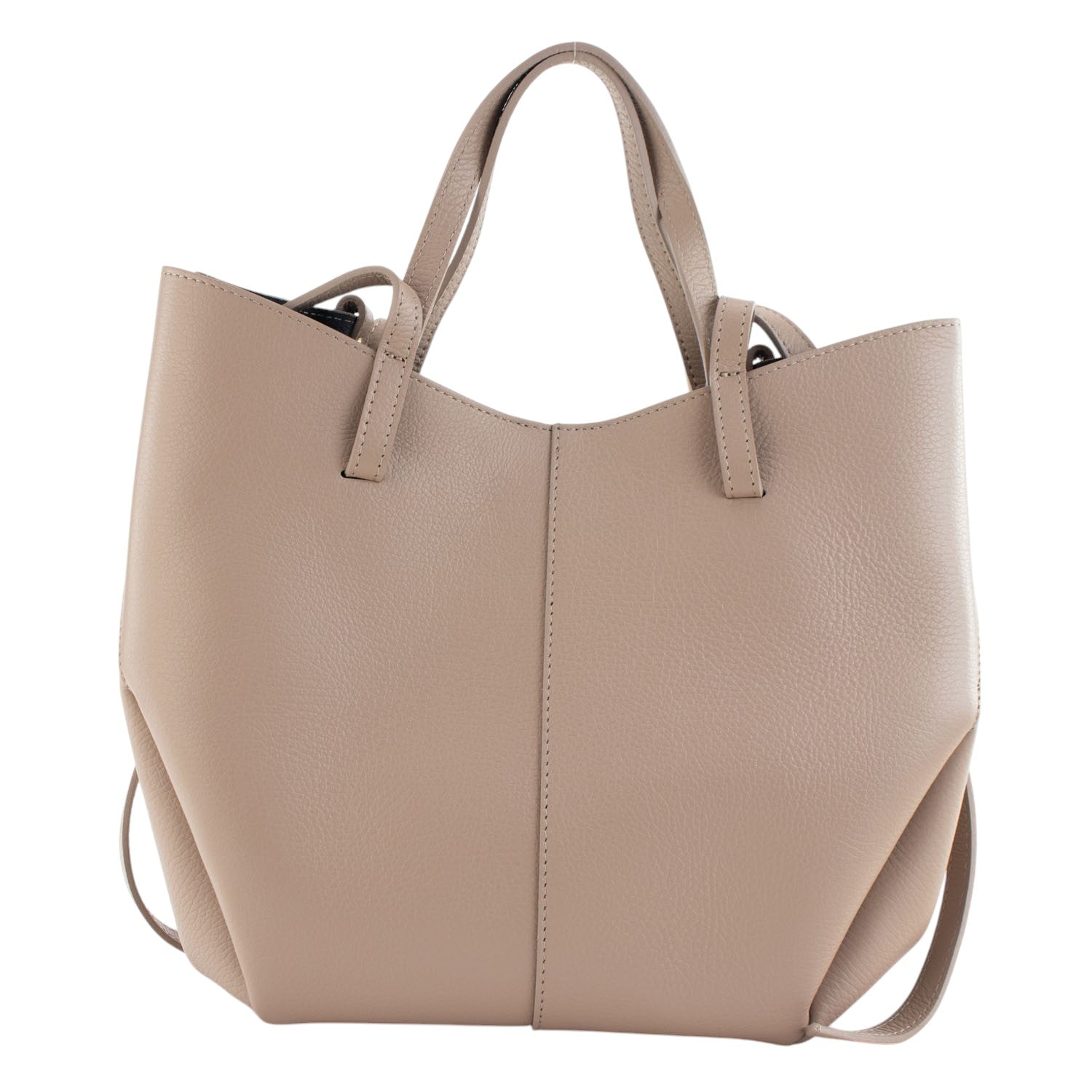 Bolso shopper Piel Pregato Venetto Nude - KimondoShop