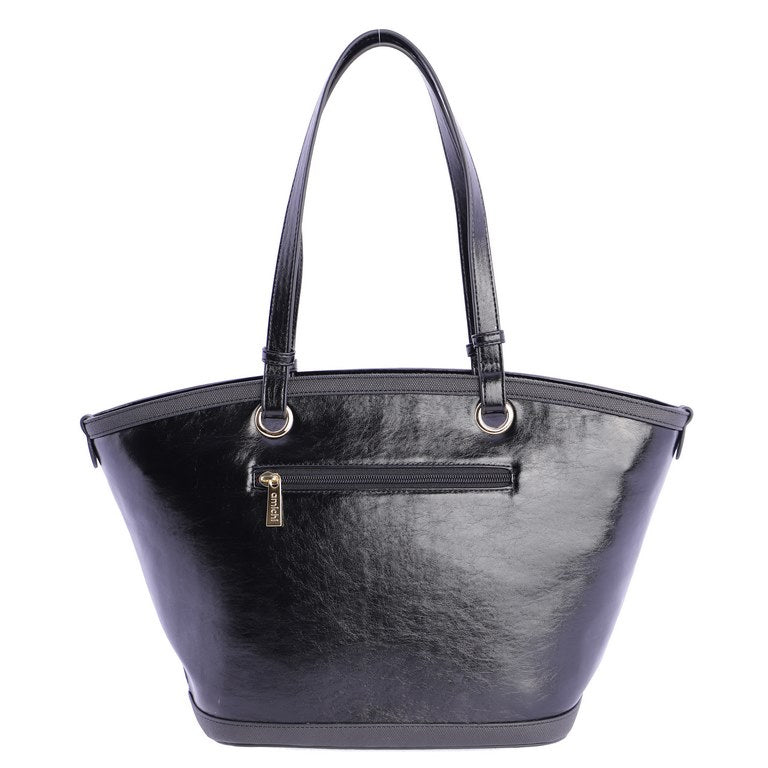 Bolso Shopping Amichi Parisienne Negro - KimondoShop