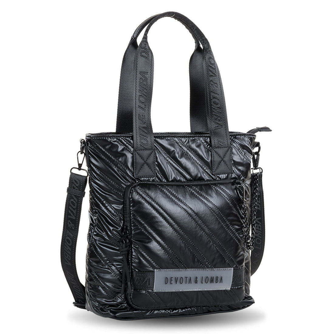 Bolso shopping Devota & Lomba Matt Negro - KimondoShop