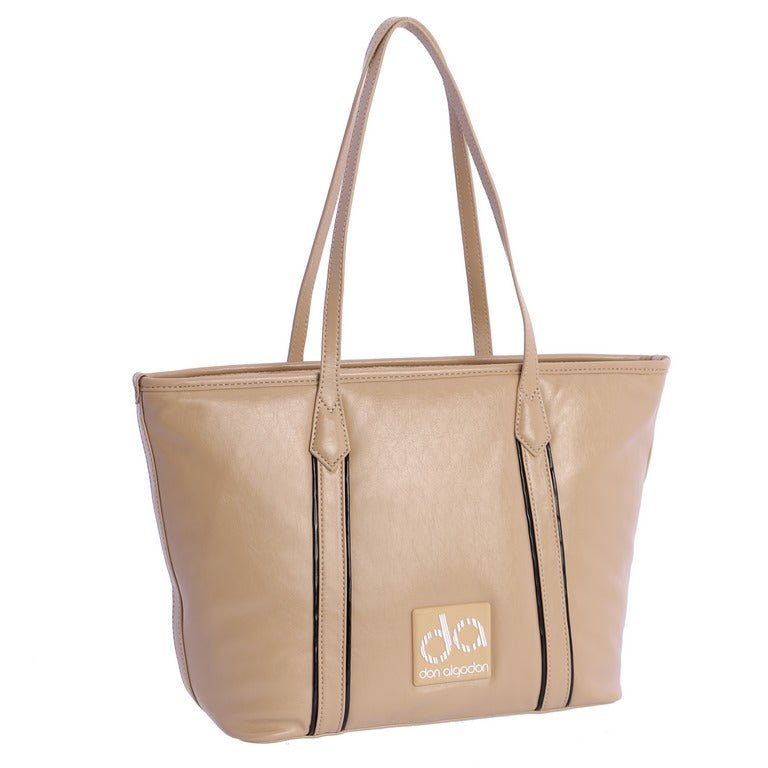 Bolso Shopping Don Algodon Aspen Beige - KimondoShop