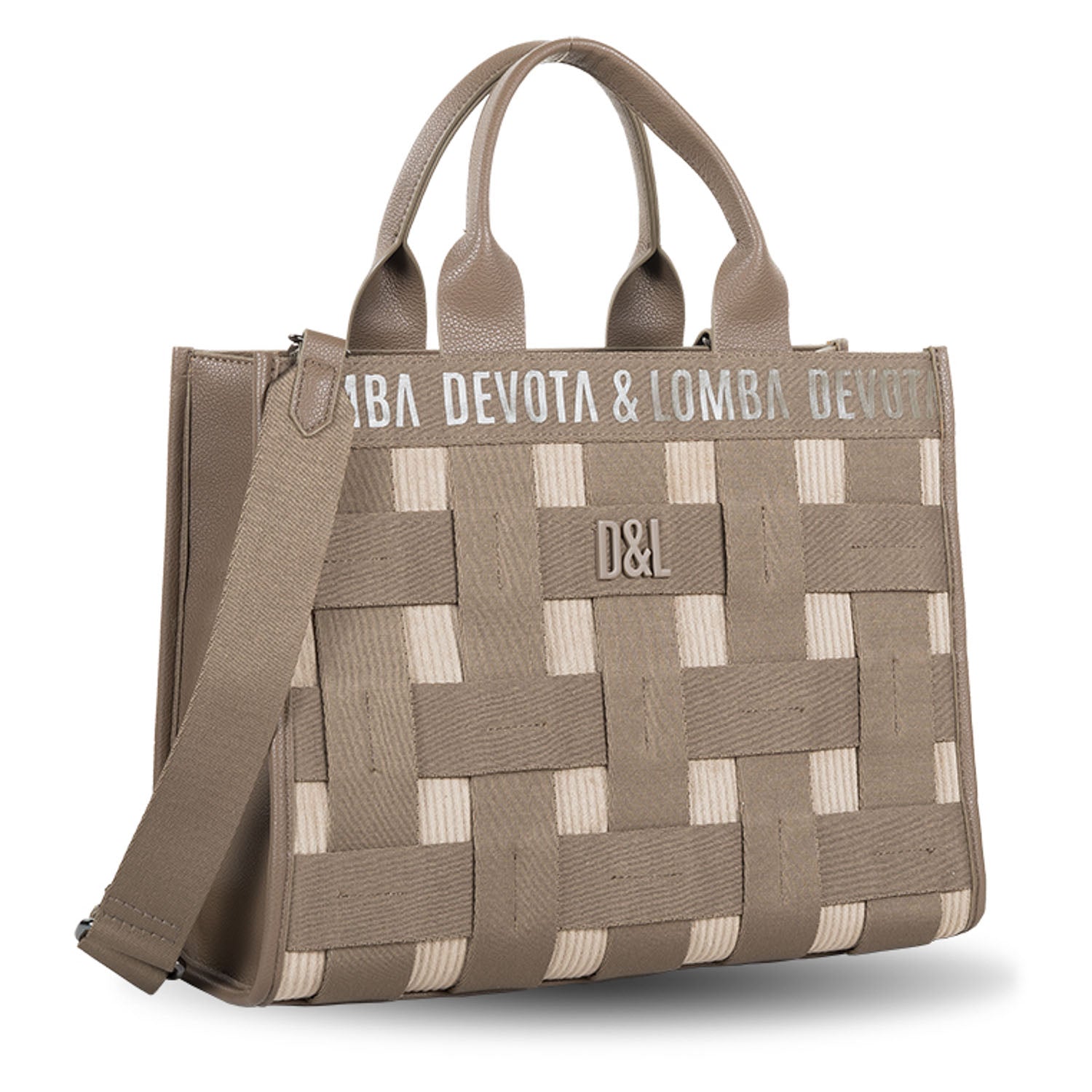 Bolso Tote Devota & Lomba Cross Taupe - KimondoShop