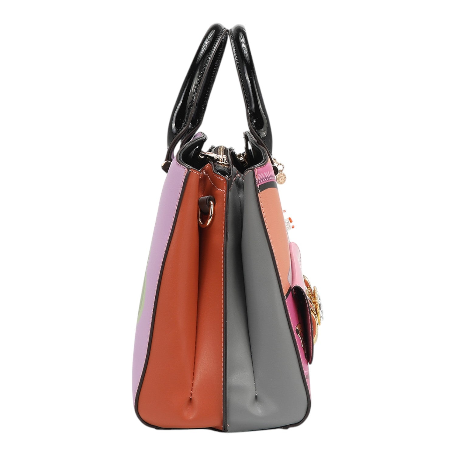 Bolso tote triple Nicole Lee Violet Blossom - KimondoShop