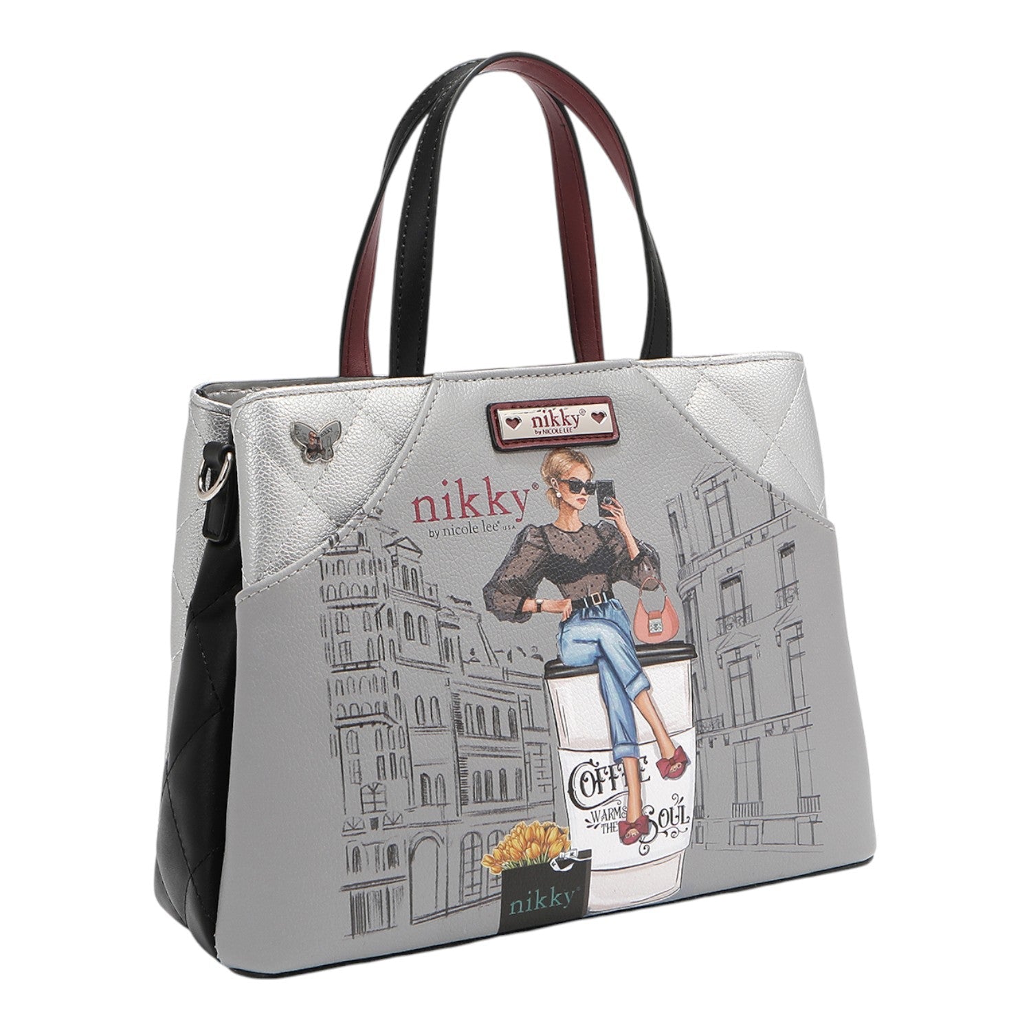 Bolso tote triple Nikky Urban Coffee Dream - KimondoShop