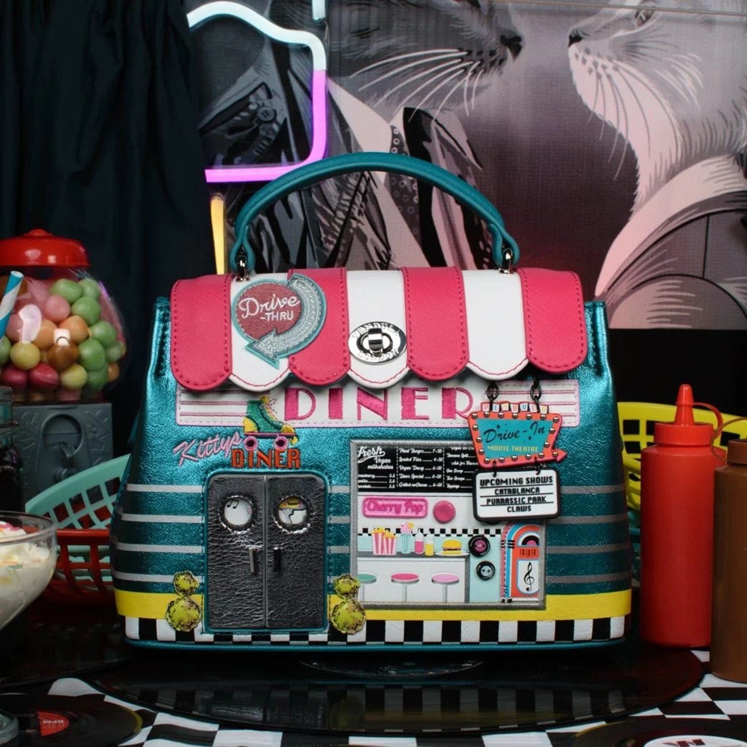 Bolso Vendula mini Grace Kitty's Diner - KimondoShop