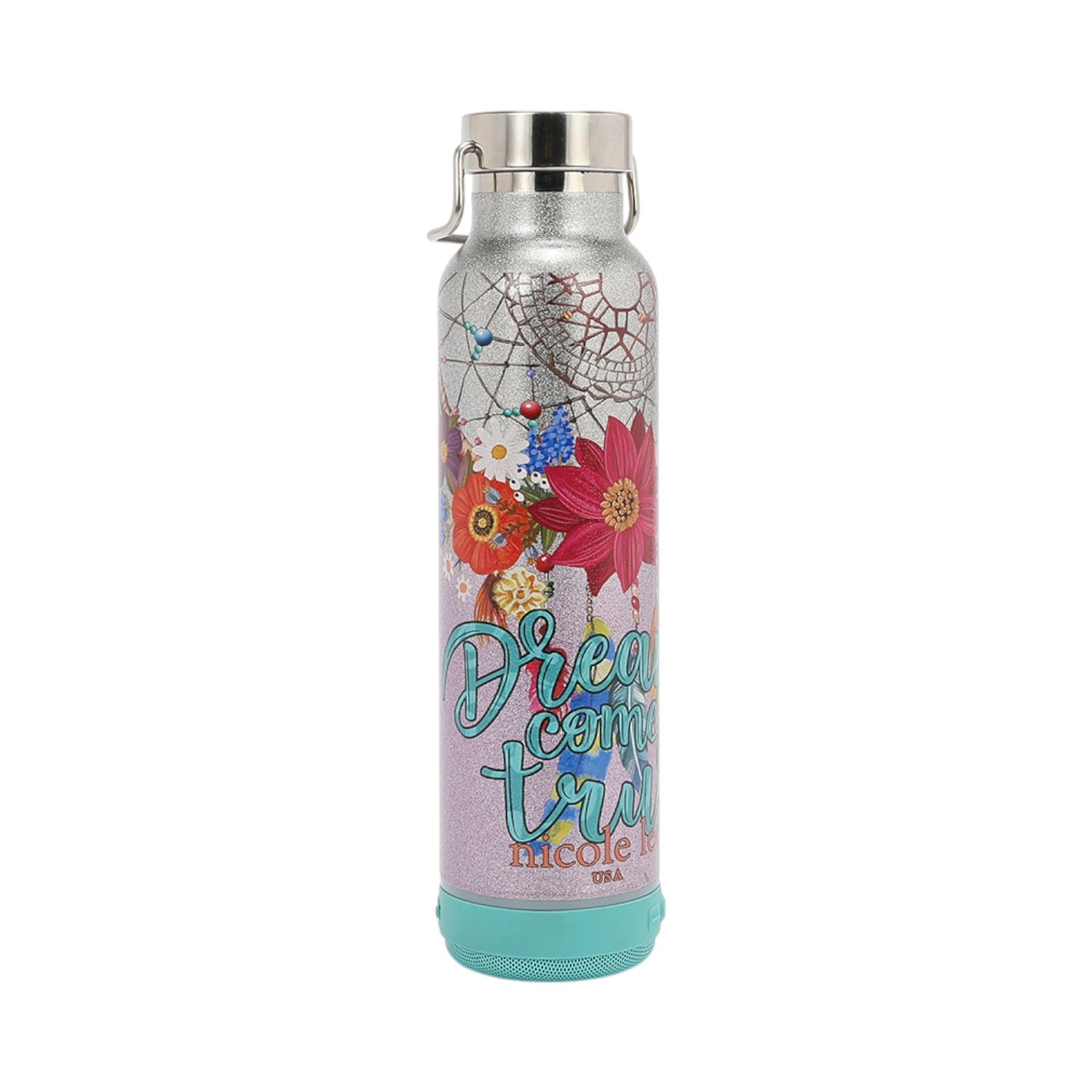 Botella térmica con altavoz bluetooth Nicole Lee Dream Comes True - KimondoShop