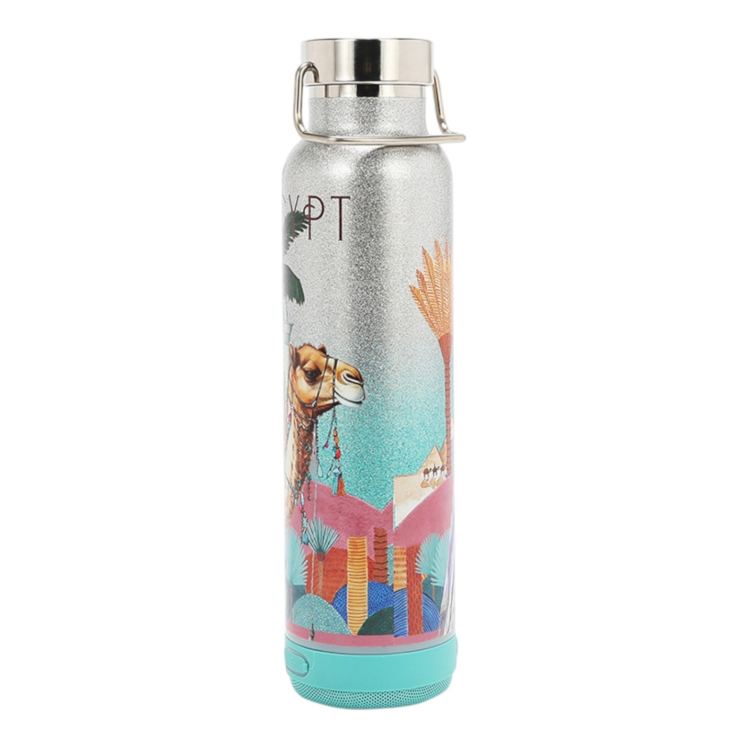 Botella térmica con altavoz bluetooth Nicole Lee Queen Cleopatra - KimondoShop