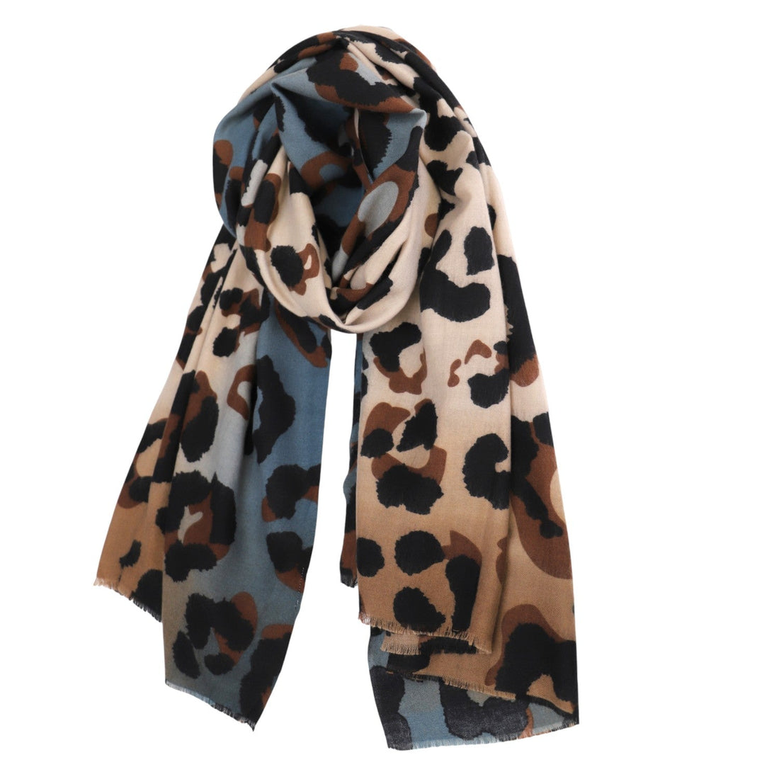Bufanda Amichi Leopard Azul - KimondoShop