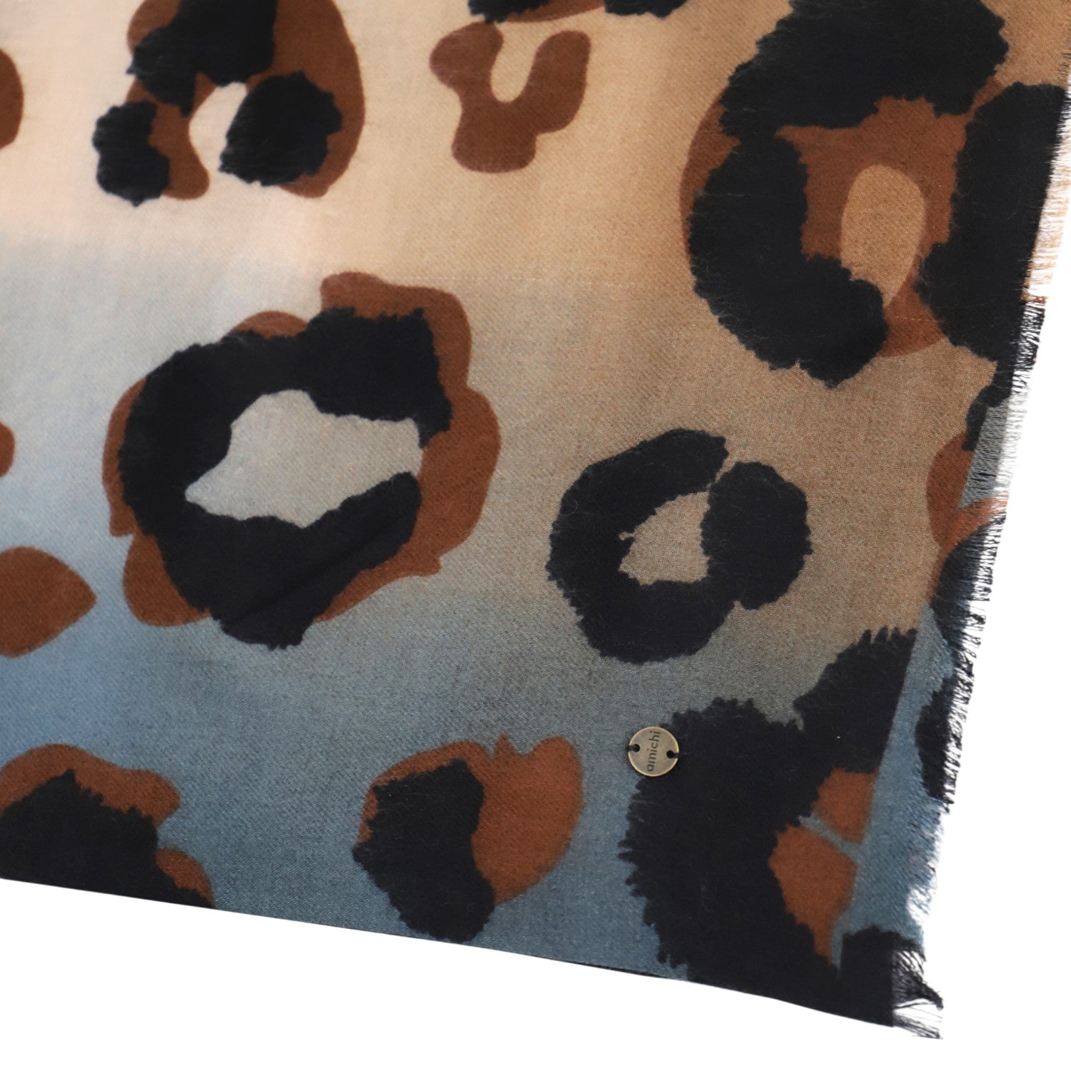 Bufanda Amichi Leopard Azul - KimondoShop