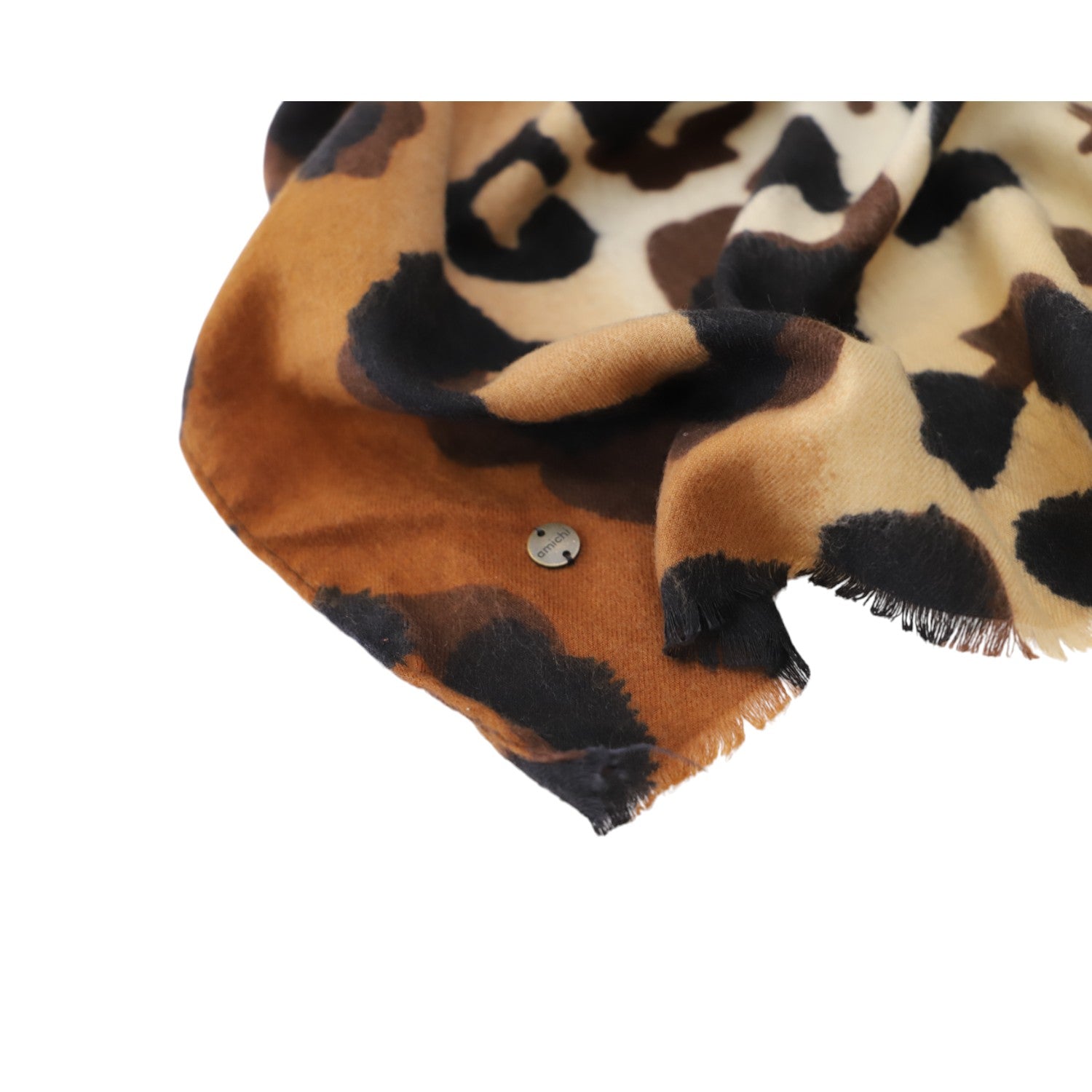 Bufanda Amichi Leopard Marrón - KimondoShop