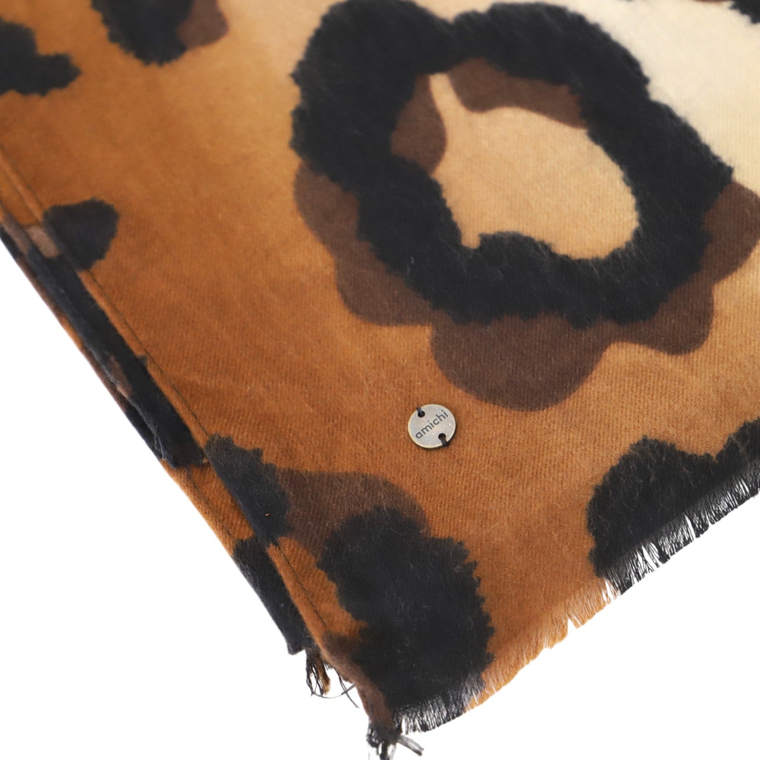Bufanda Amichi Leopard Marrón - KimondoShop