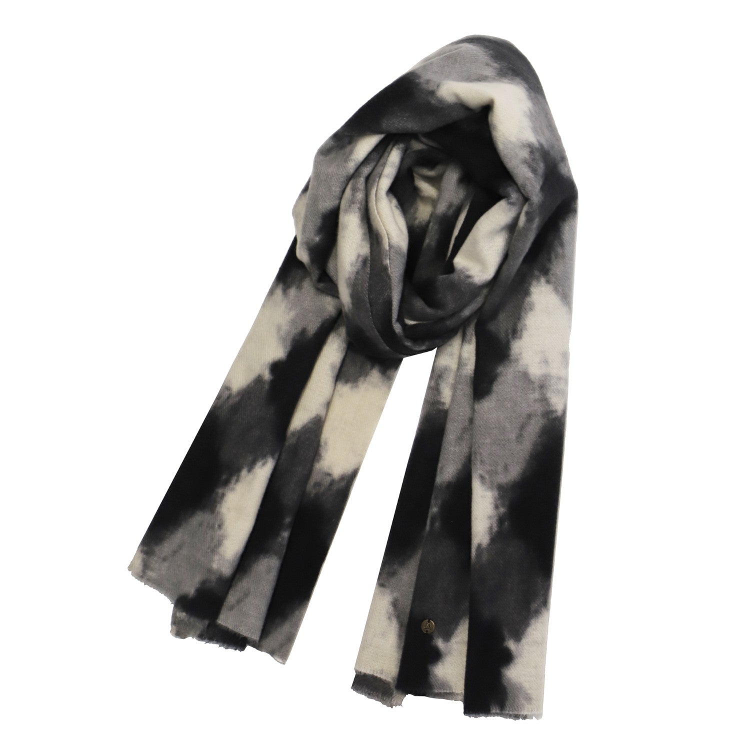 Bufanda Don Algodon Cuadros Negro - KimondoShop