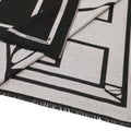 Bufanda Don Algodon geometric Negro - KimondoShop