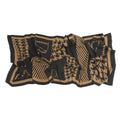 Bufanda Don Algodon Print negro - KimondoShop