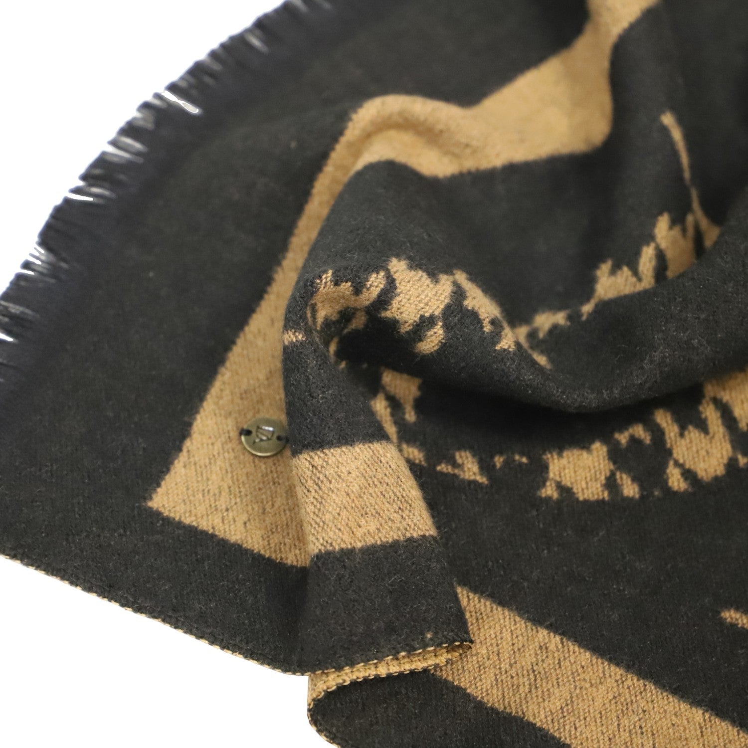 Bufanda Don Algodon Print negro - KimondoShop