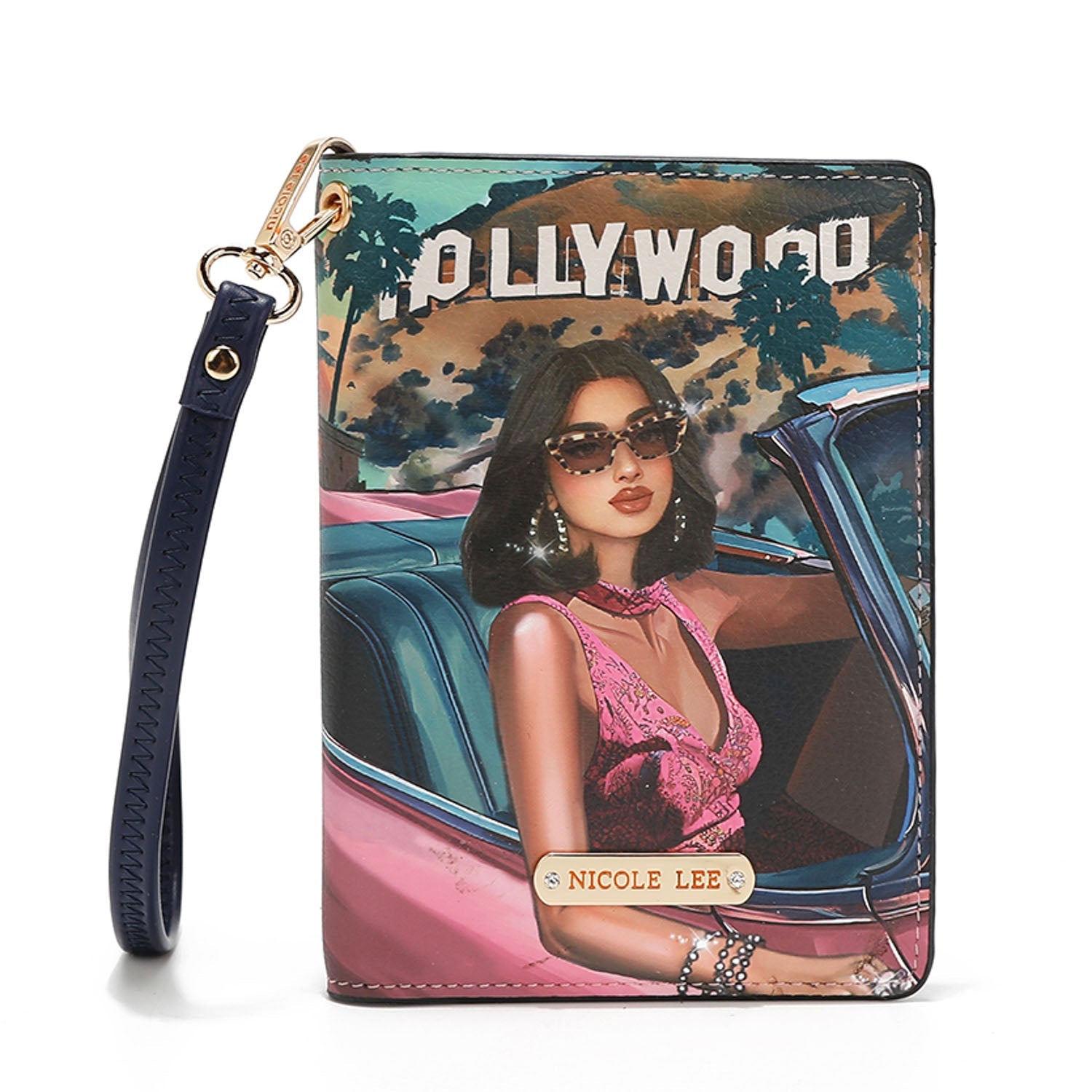 Cartera porta pasaporte RFID Nicole Lee Hollywood Drive - KimondoShop