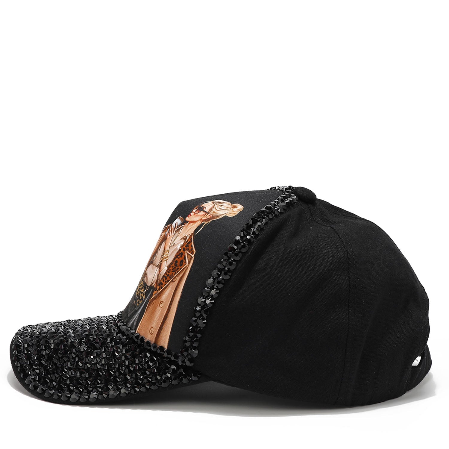 Gorra con corona de diamantes Nicole Lee Ladies Night - KimondoShop