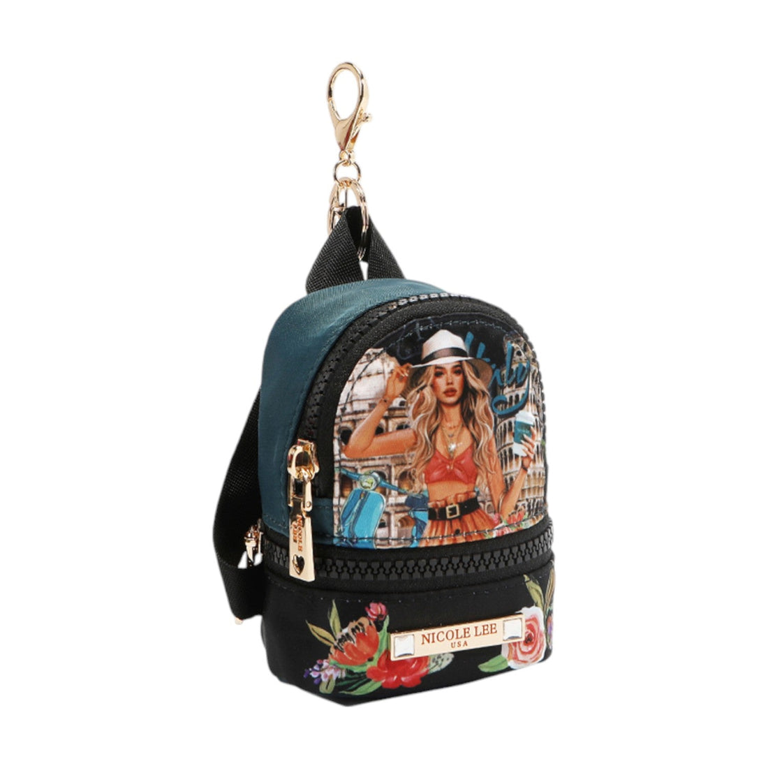 Llavero mochila Nicole Lee Martha Travels Italy - KimondoShop